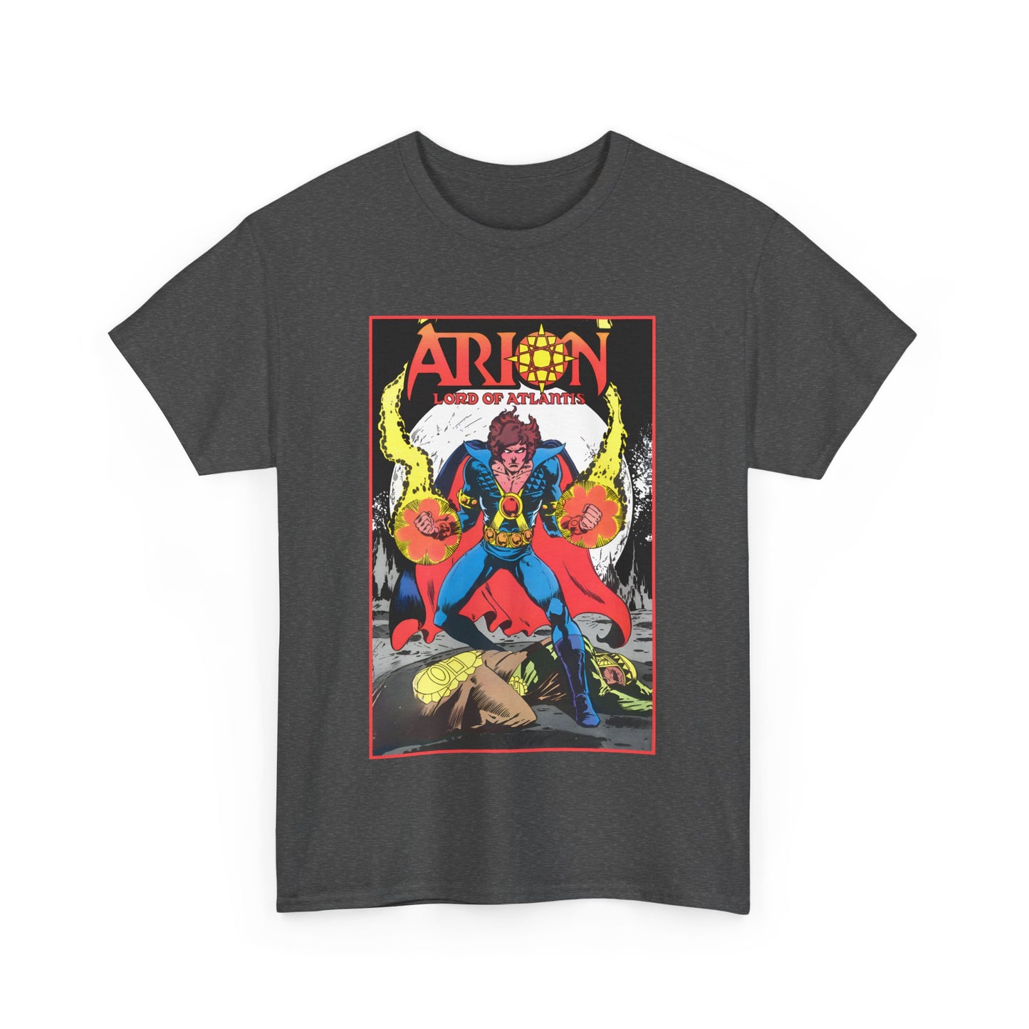 Arion, Lord of Atlantis T-Shirt - Jan Duursema Art - Atlantis Wizard - Lord of Order - Lord High Mage - DC Comics