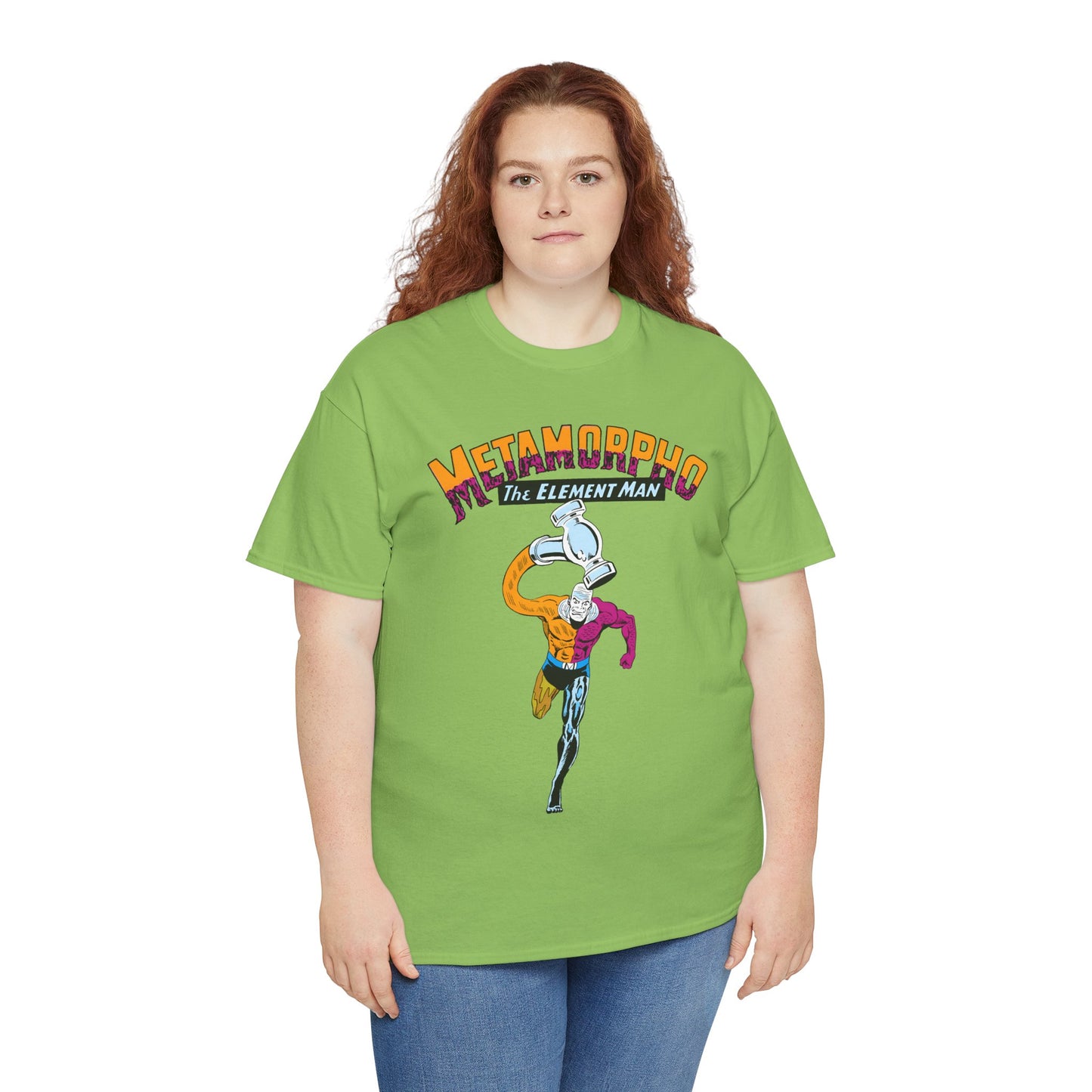 Metamorpho T-Shirt - Jim Aparo Art - DC Comics - Outsiders Team Member - New Superman Movie