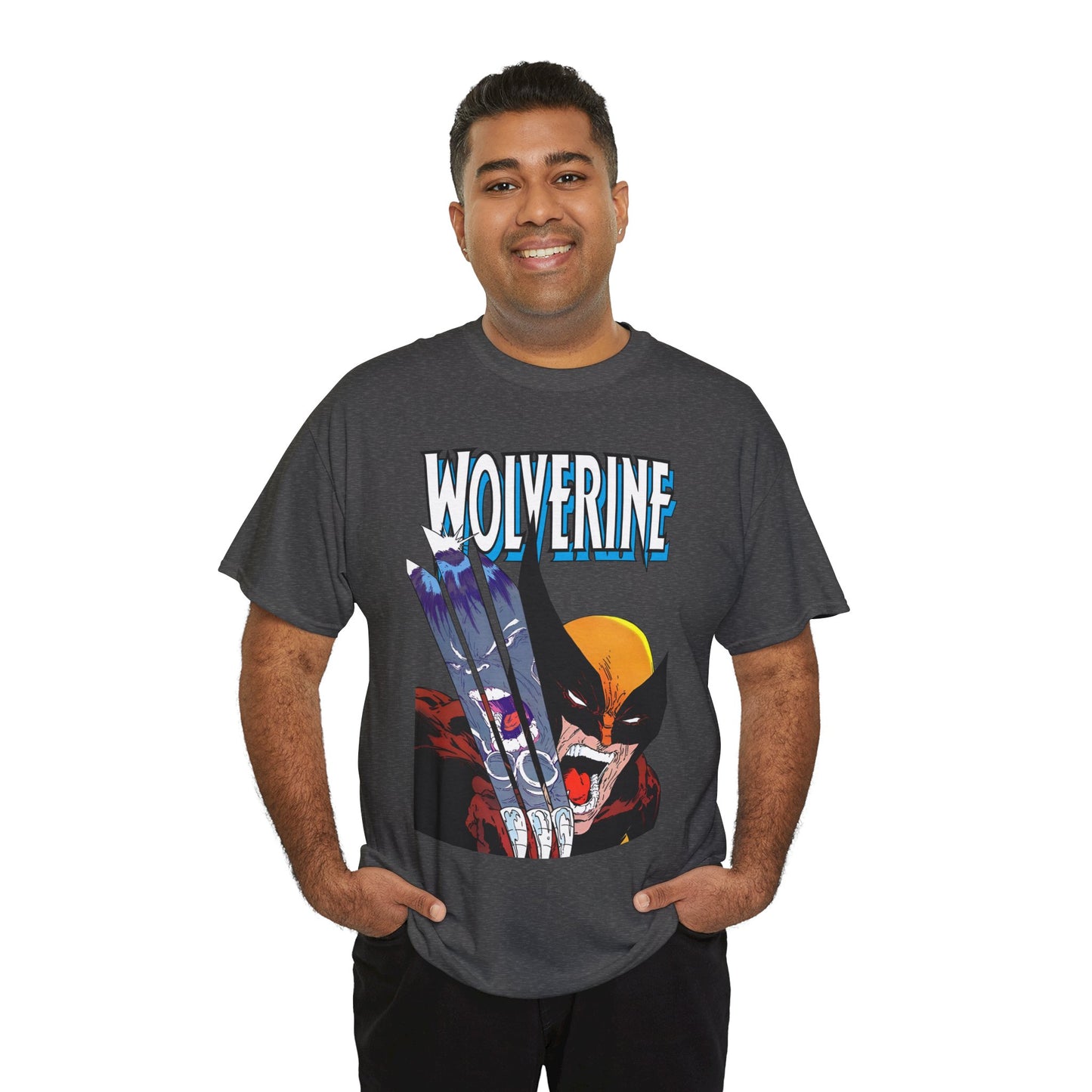 Wolverine T-Shirt - Amazing Todd McFarlane Art - Classic Image Vs Incredible Hulk - Marvel Comics - Logan