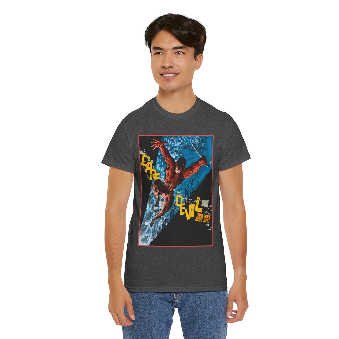 Daredevil T-Shirt - Frank Miller & Klaus Janson Art - The Man With No Fear - Hell's Kitchen - Marvel Comics