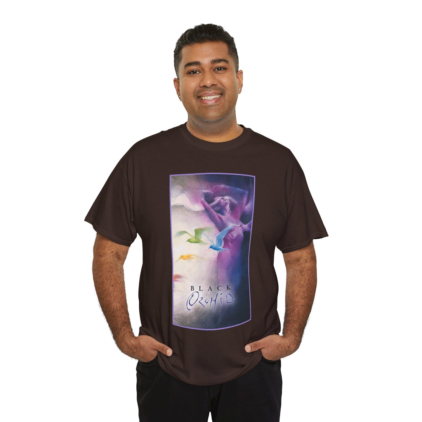 Black Orchid T-Shirt - Dave McKean Art - Susan Linden-Thorne - Neil Gaiman Story - DC Comics, Vertigo Comics