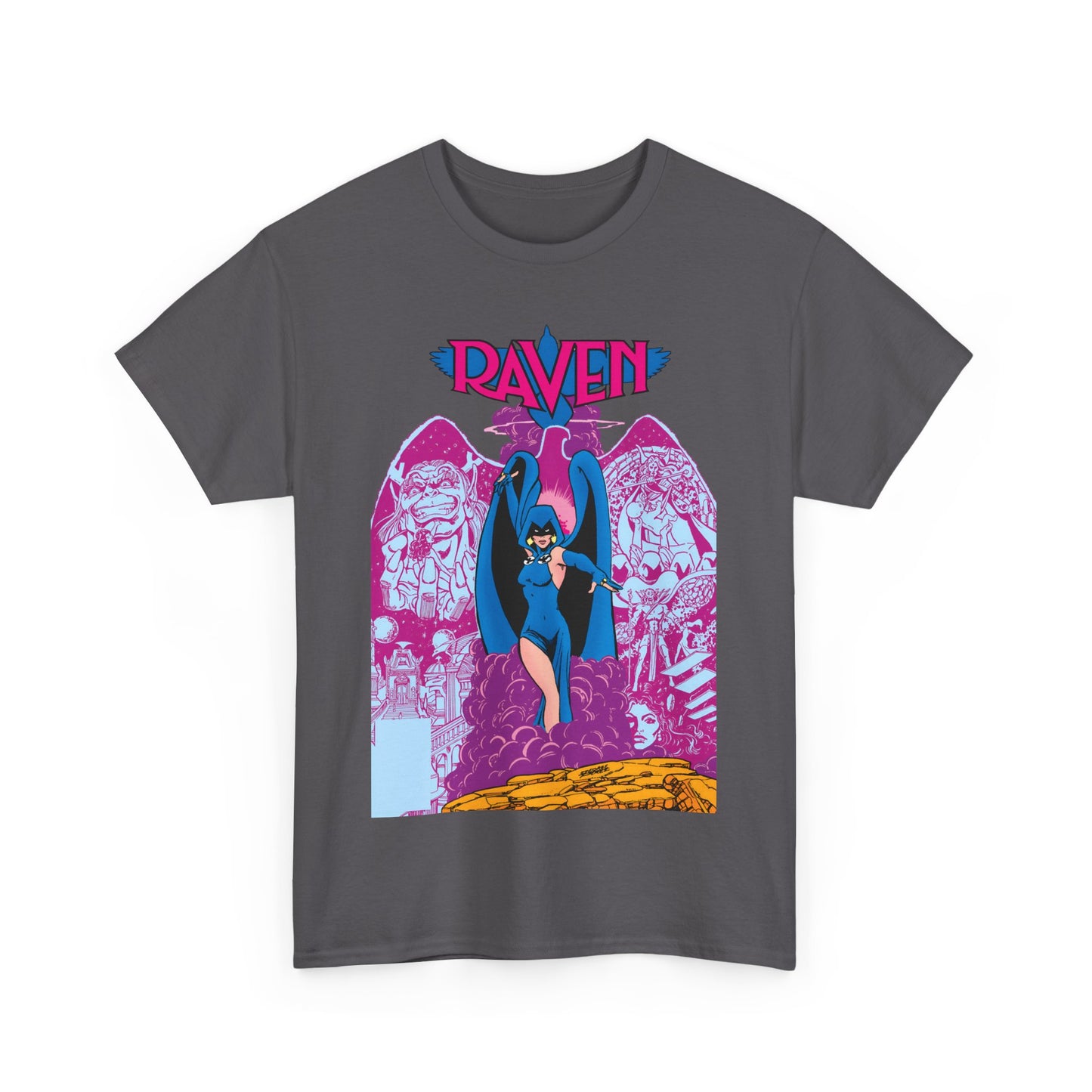 Raven T-Shirt - George Perez Art - New Teen Titans - Trigon, Azarath - DC Comics