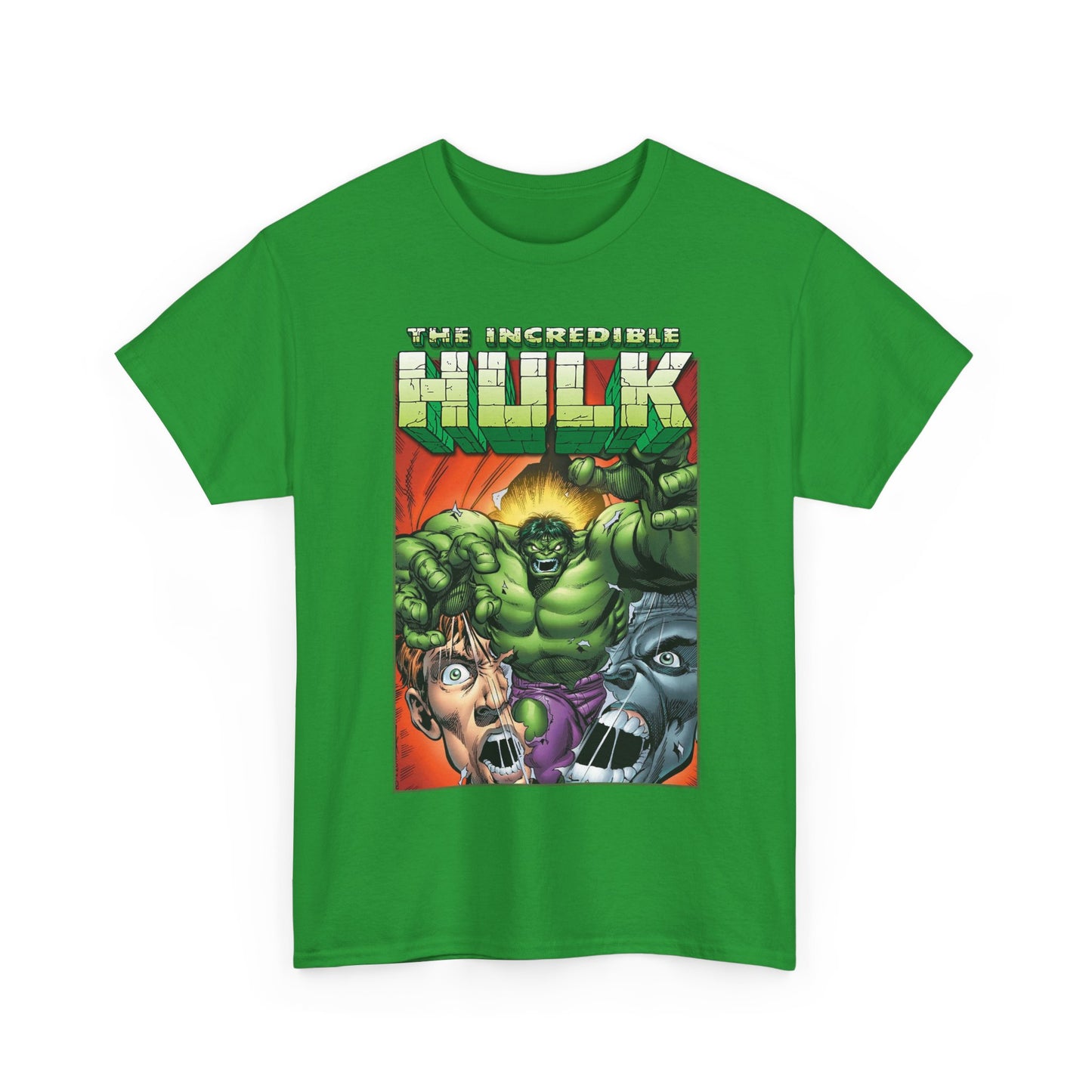 Incredible Hulk T-Shirt - Dale Keown Art - Bruce Banner Psyche - Peter David Story - 1990s Art - Marvel Comics