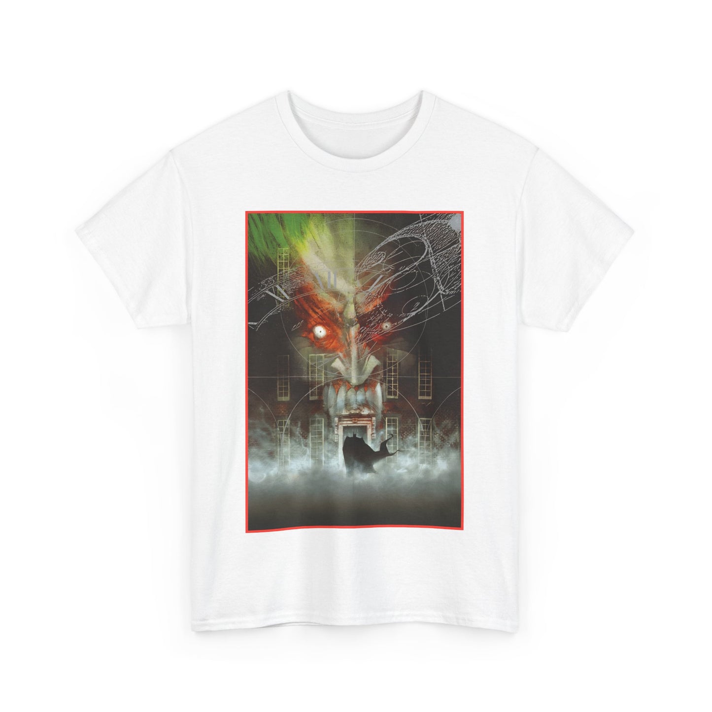 Batman: Arkham Asylum T-Shirt - Dave McKean Art - From the Grant Morrison Graphic Novel - DC Comics - Dark Knight Detective