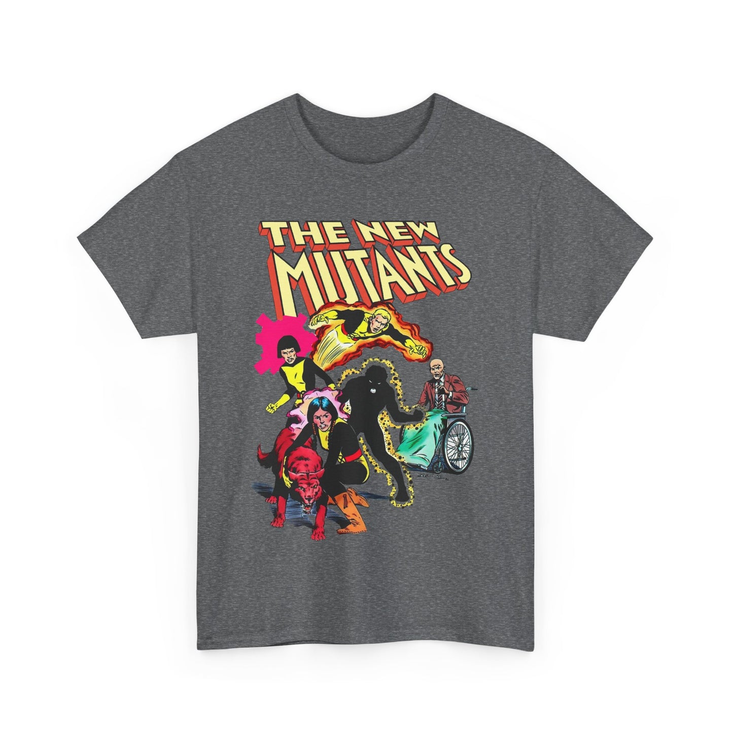 New Mutants T-Shirt - Sunspot, Cannonball, Mirage, Karma, Danni Moonstar - X-Men Characters - Marvel Comics - Mutant Students - Professor X