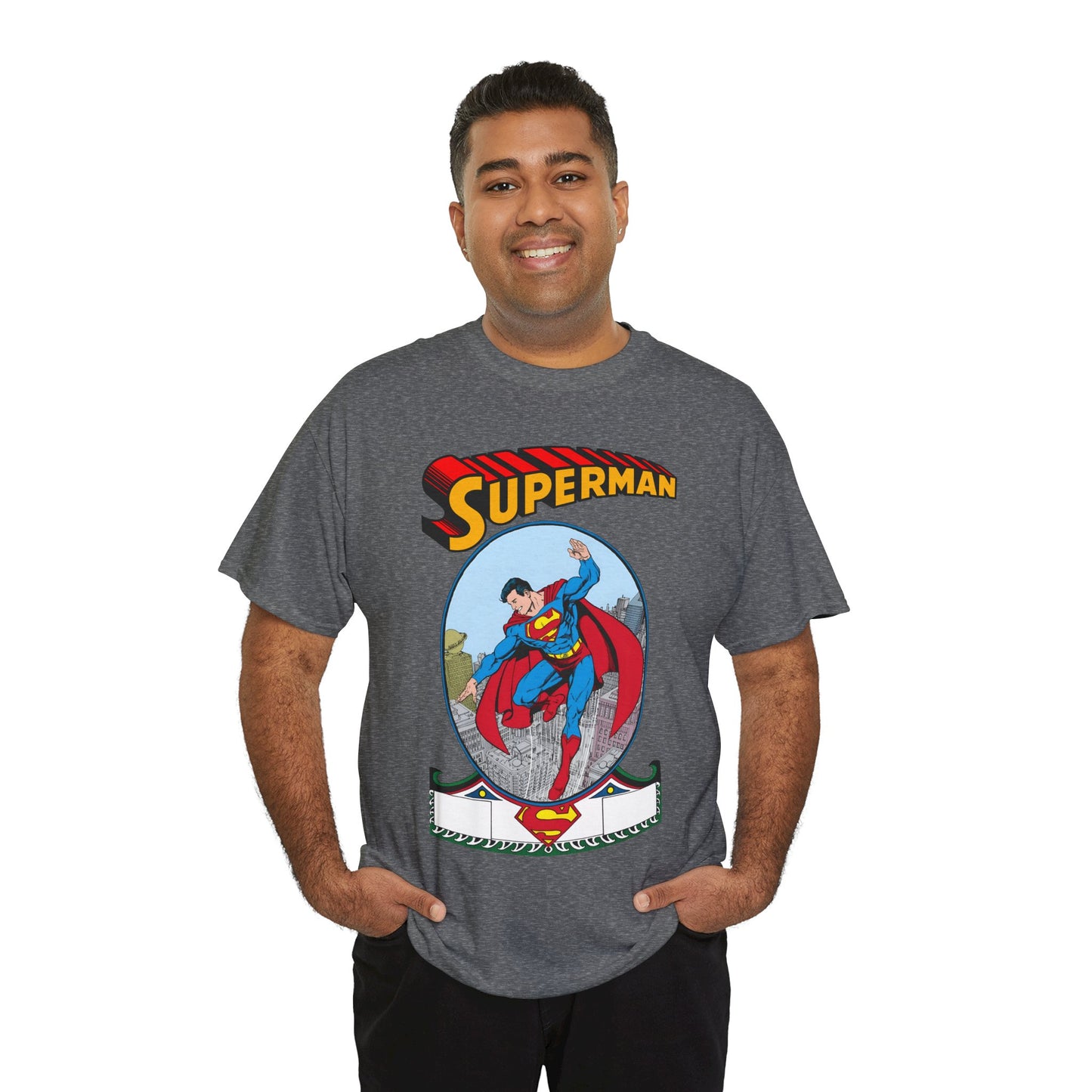 Superman T-Shirt - George Perez Art - #1 Homage Cover - Metropolis, Man of Steel, Daily Planet, Clark Kent - DC Comics