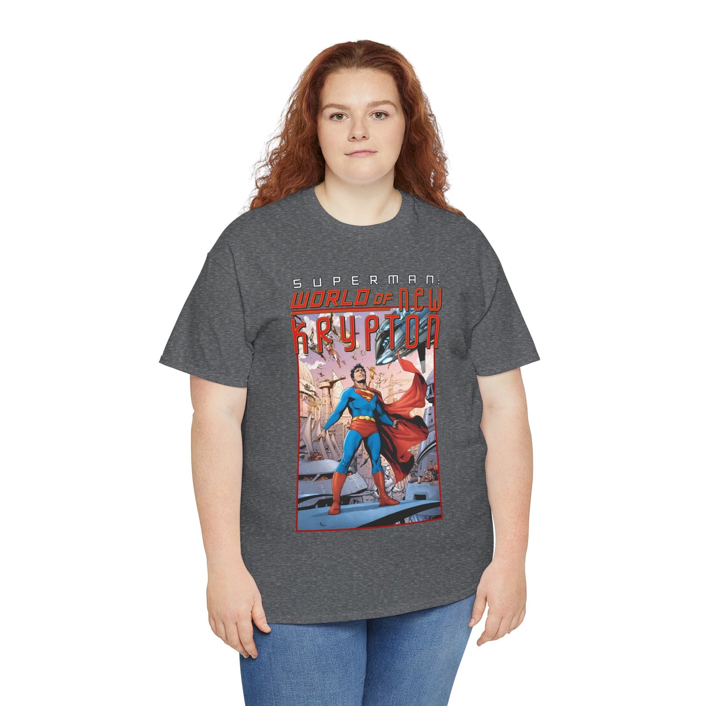 Superman World of New Krypton T-Shirt - Gary Frank Art - Popular DC Comics Storyline - Kal-El