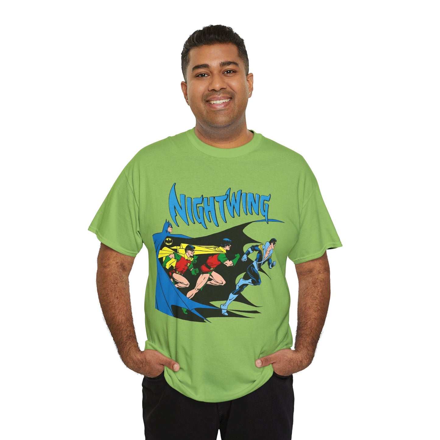 Nightwing T-Shirt - George Perez Art - Batman, Bruce Wayne, Robin, Dick Grayson - New Teen Titans Leader - DC Comics