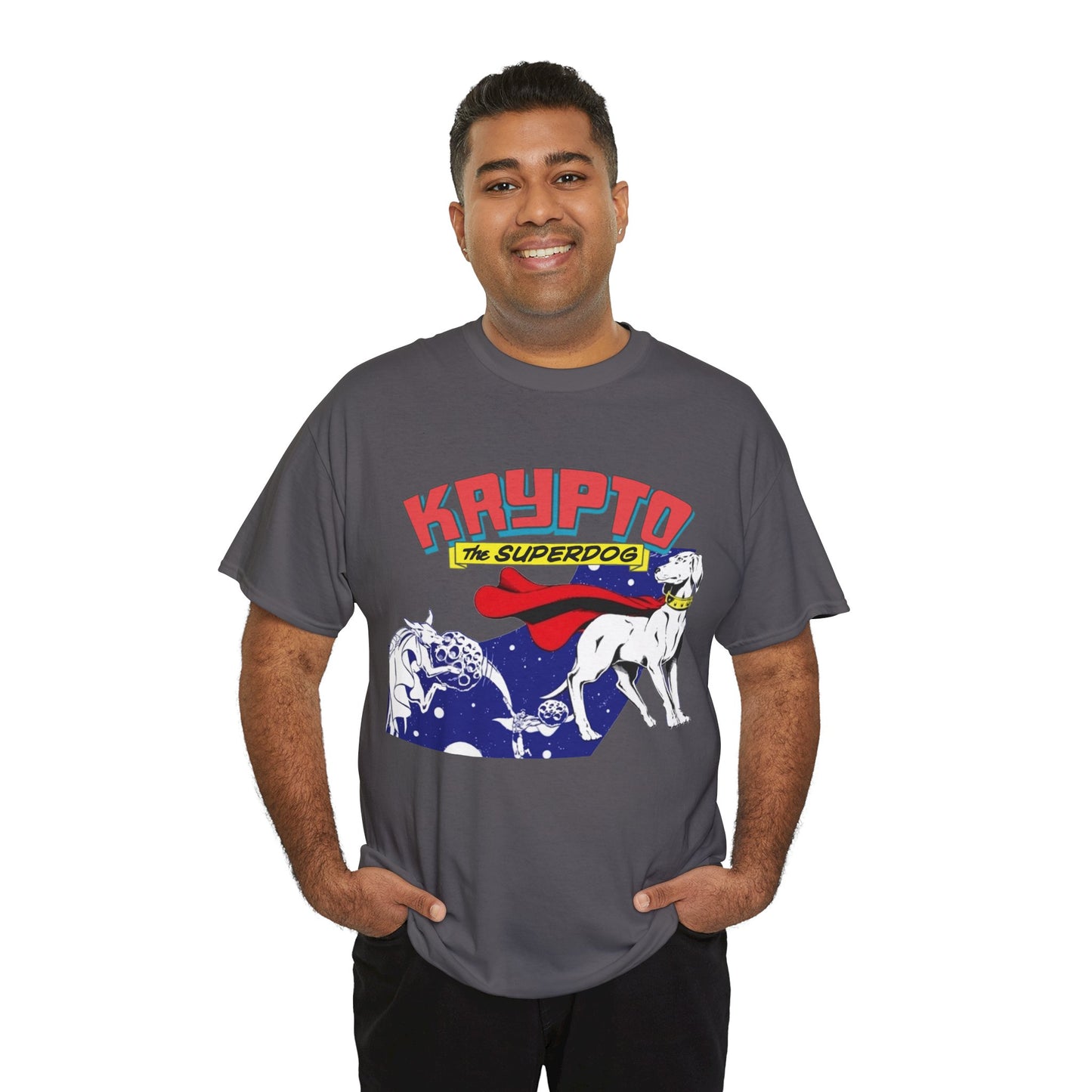 Krypto T-Shirt - James Gunn Superman Movie 2025 - Superman's Beloved Pet -Super Dog from Krypton - Stays at the Fortress of Solitude - DC Comics