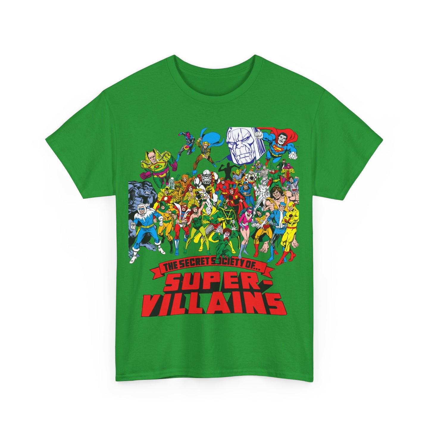 Secret Society of Super-Villains T-Shirt - DC Comics - SSOSV - Luthor, Grodd, Darkseid, Sinestro, Poison Ivy, Mirror Master