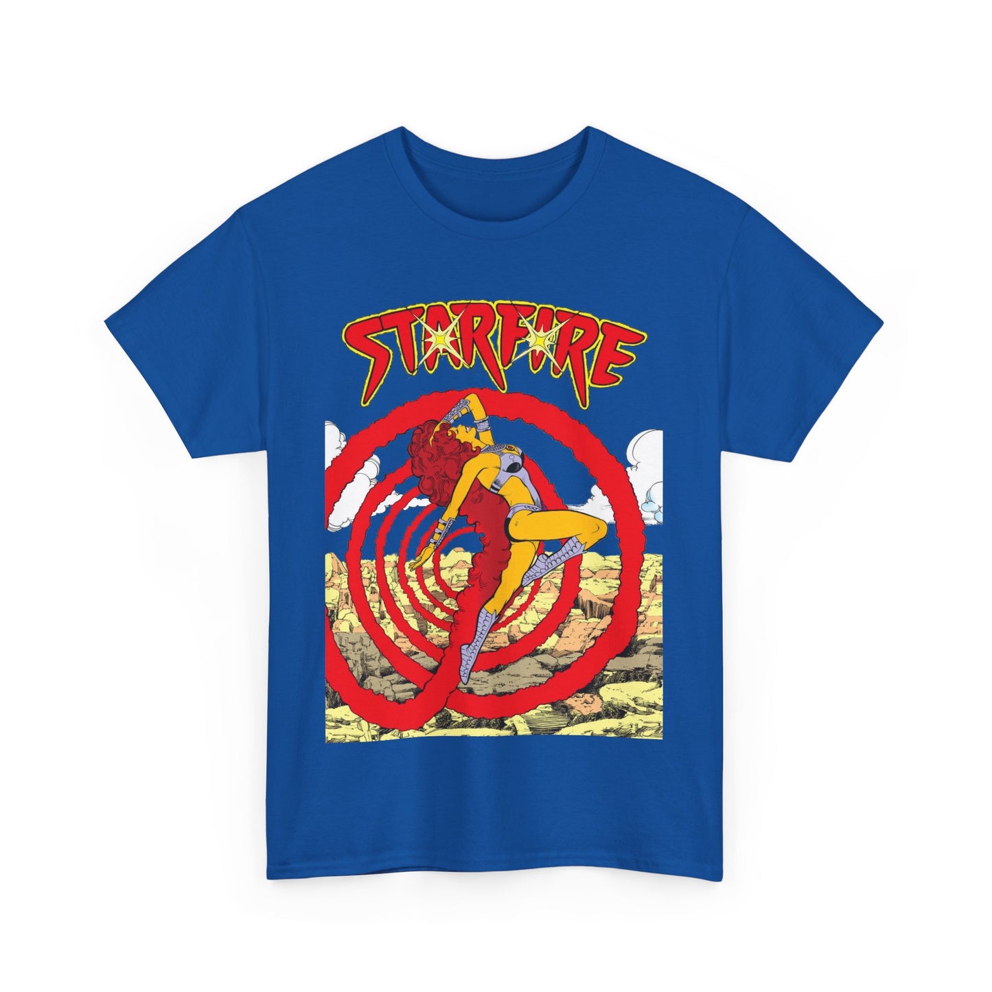 Starfire T-Shirt - George Perez Art - New Teen Titans Member - DC Comics - Koriand'r, Princess from Tamaran