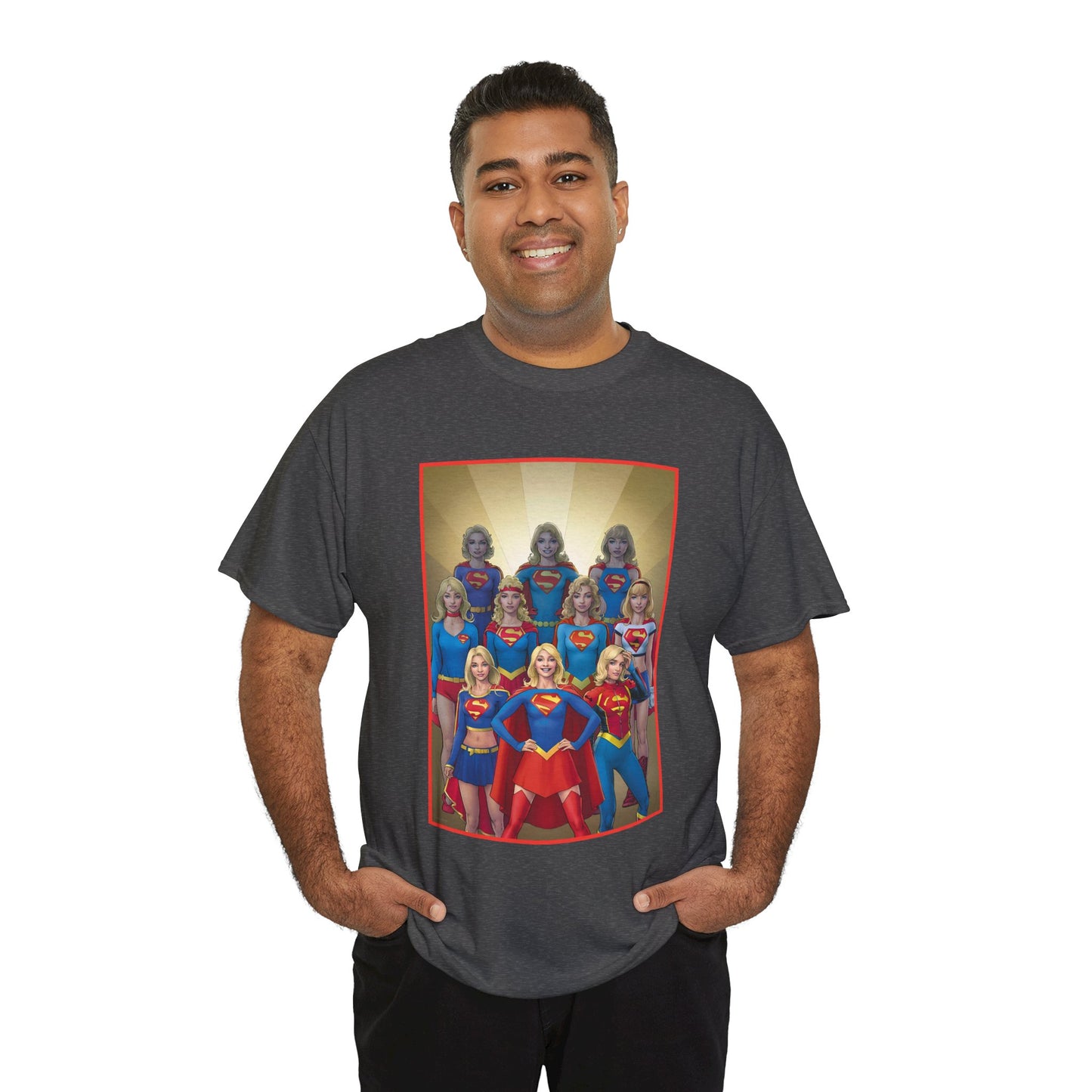Supergirl Through the Ages T-Shirt - Nicola Scott Art - Kara from Kandor, Superman's Cousin, Linda Danvers - Survivor from Krypton - DC Comics