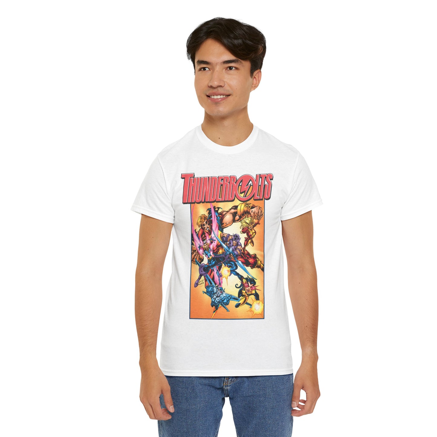 Thunderbolts T-Shirt - Mark Bagley Art - Hawkeye, Songbird - Marvel Comics - Avengers Connection