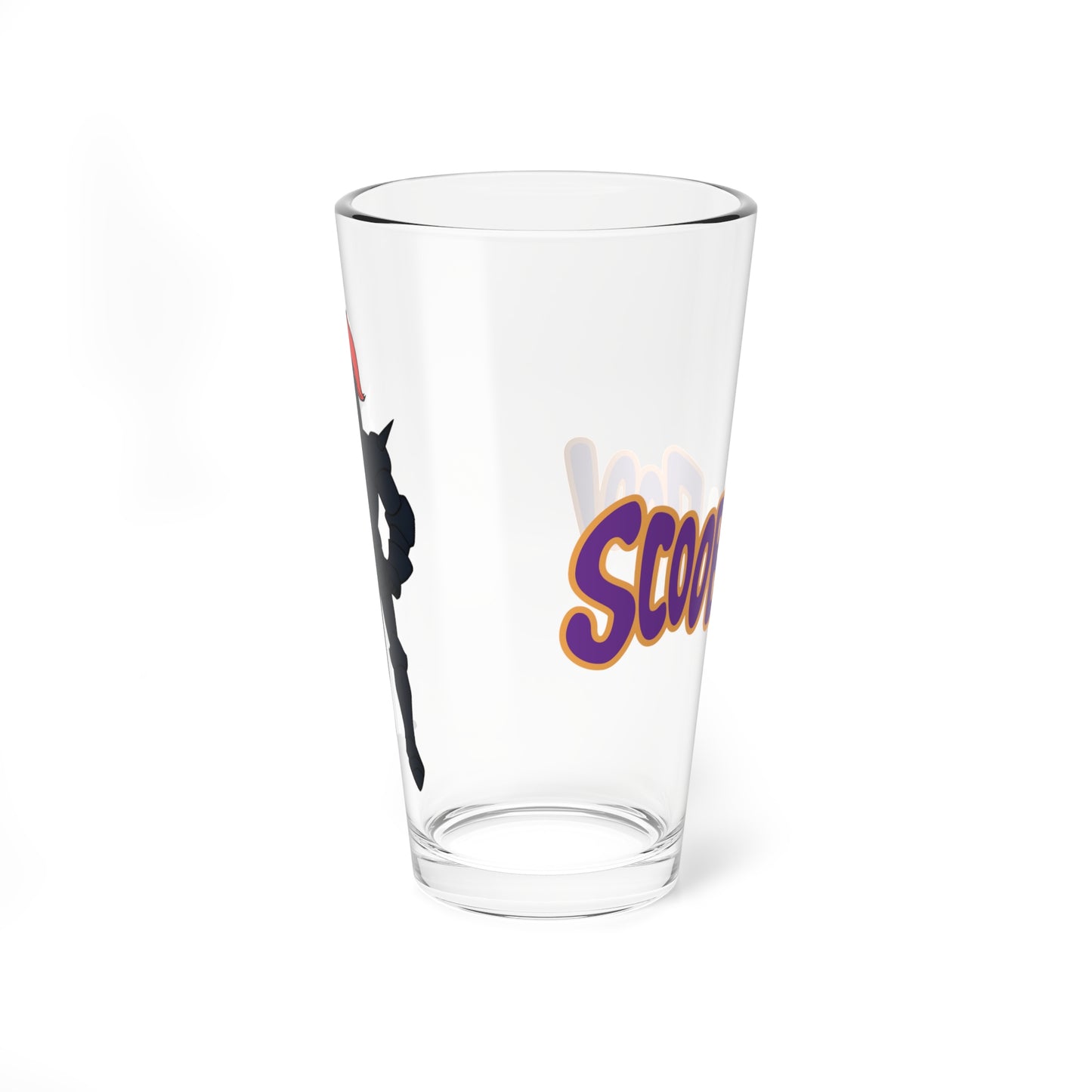 Black Knight Pint Glass, 16oz - Scooby Doo Villain - Hanna-Barbera Cartoon - Mr Wickles - What a Night for a Knight