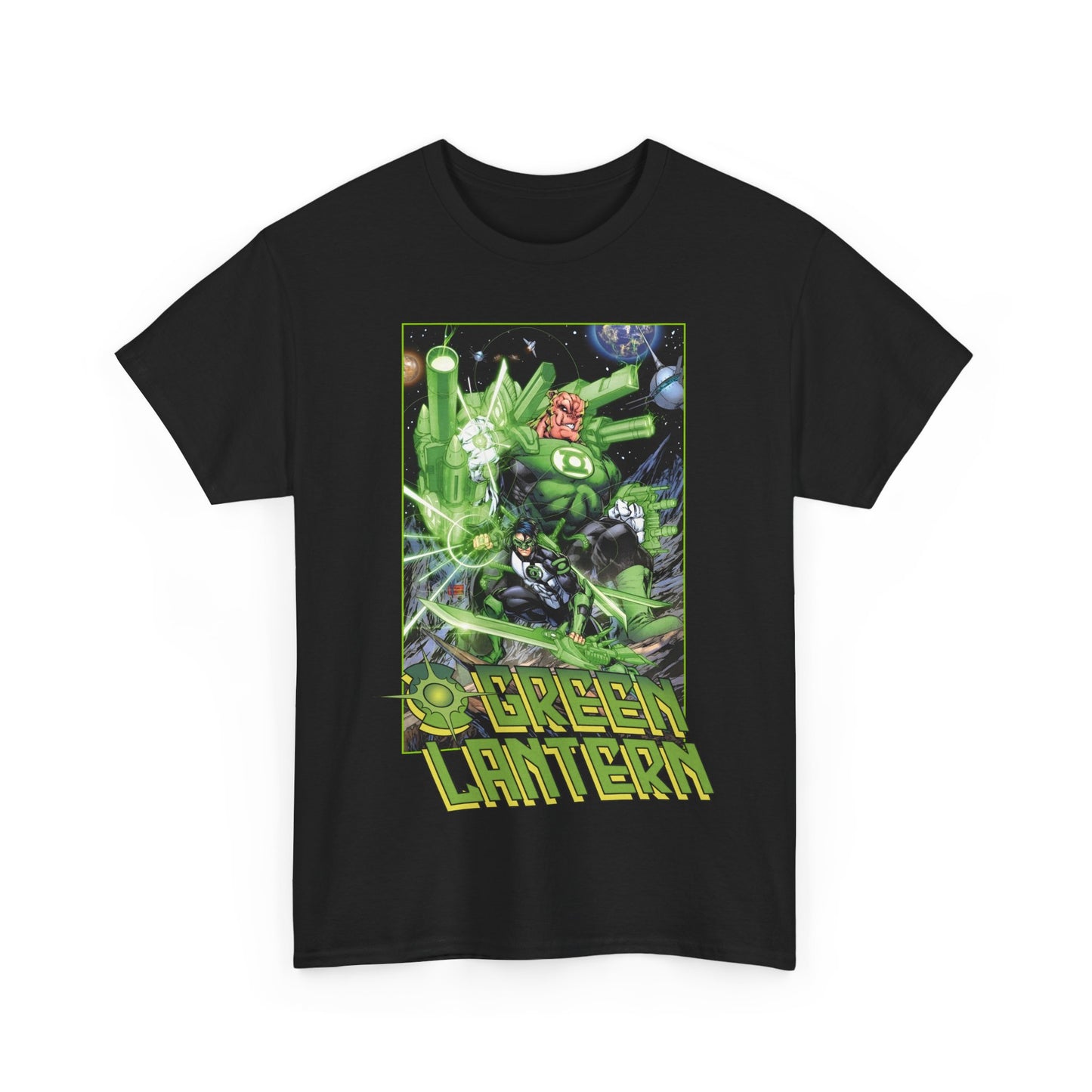 Green Lantern T-Shirt - Kyle Rayner & Kilowog - DC Comics - Green Lantern Corps