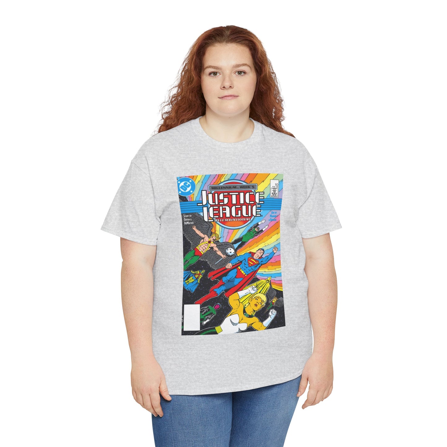 Justice League International T-Shirt - Kevin Maguire Art - DC Comics