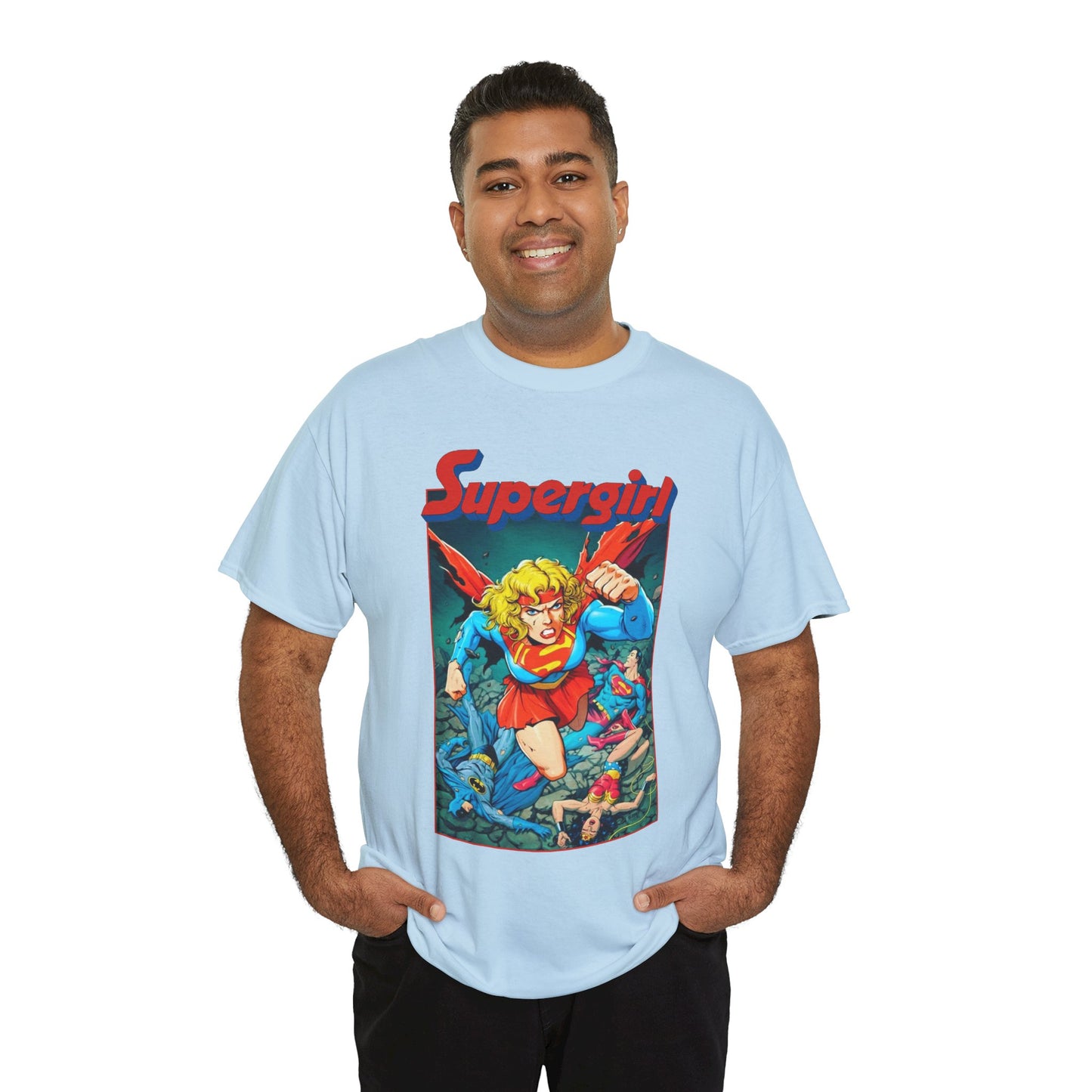 Supergirl T-Shirt - Tom Grummett Art - Crisis on Infinite Earths - Classic DC Comics Series - Death of Supergirl