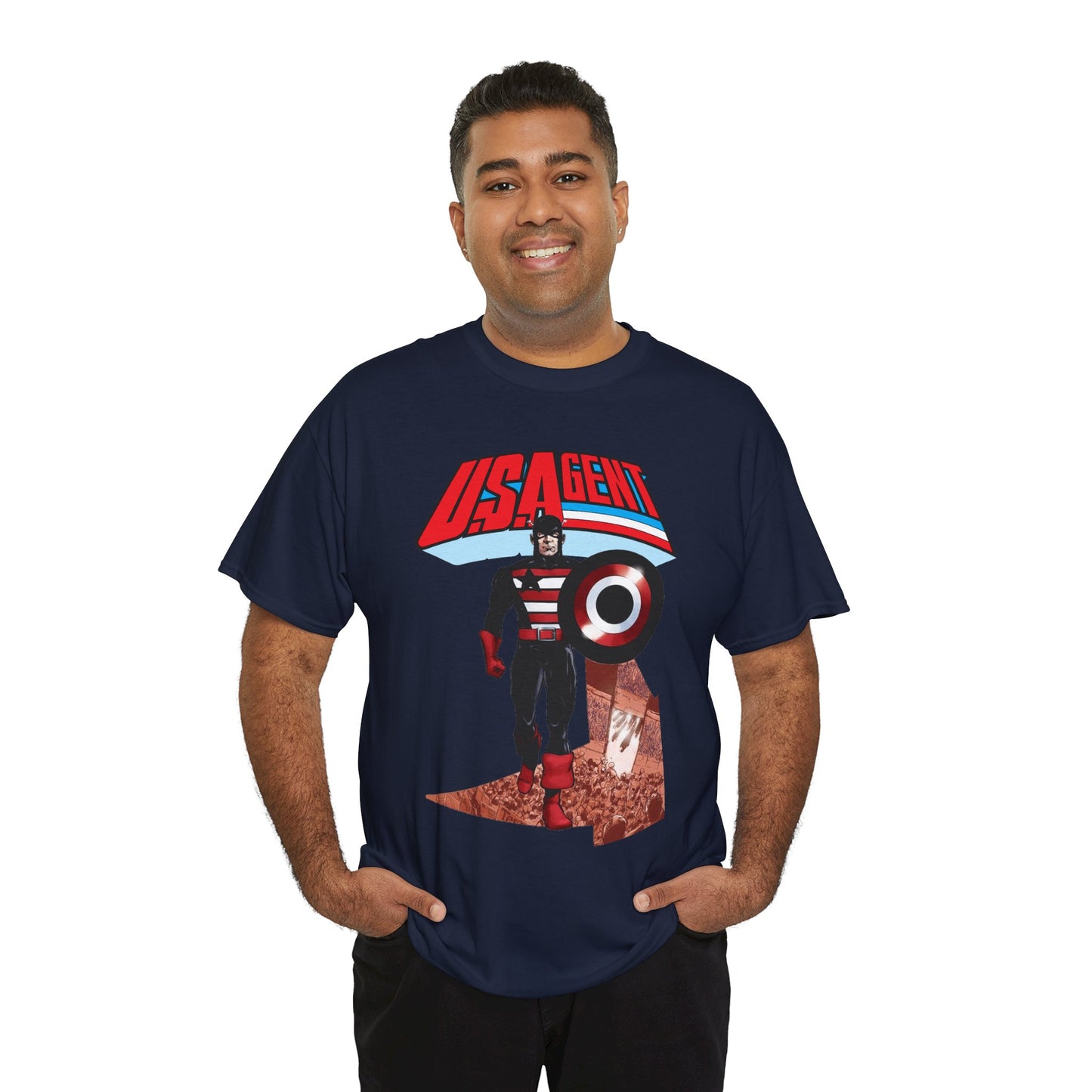 US Agent T-Shirt - Phil Jimenez Art - John Walker - Captain America Character - Marvel Comics