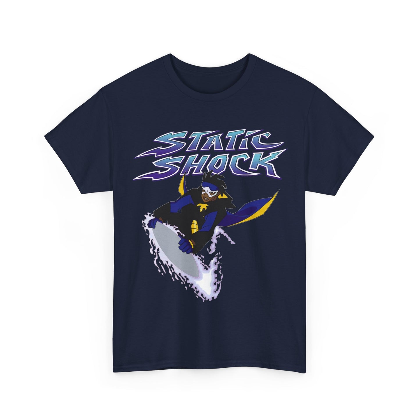 Static Shock T-Shirt - Milestone Comics - WB 1990s Animated Series - DC Comics - Virgil Hawkins