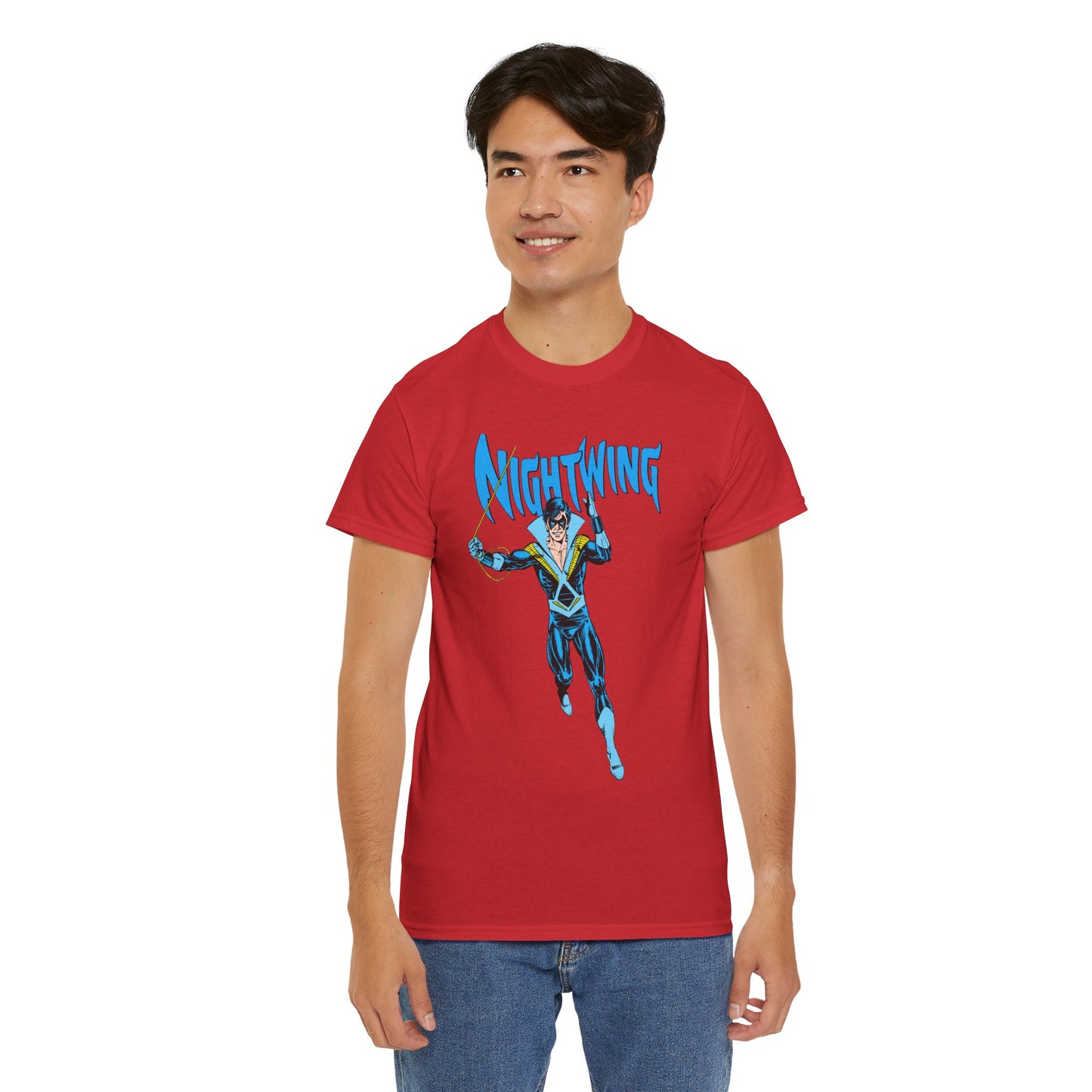 Nightwing T-Shirt - George Perez Art - New Teen Titans, Dick Grayson - DC Comics - Batman's Former Sidekick, Titans Leader