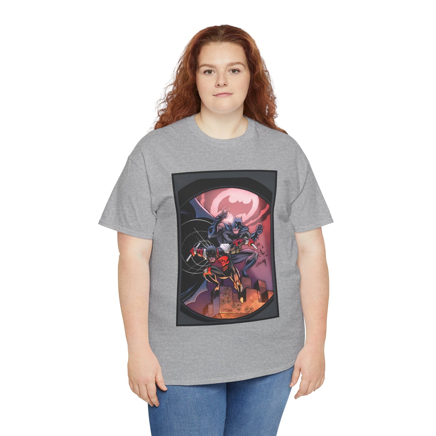 Batman & Daredevil T-Shirt - Scott McDaniel Art - DC Comics & Marvel Comics