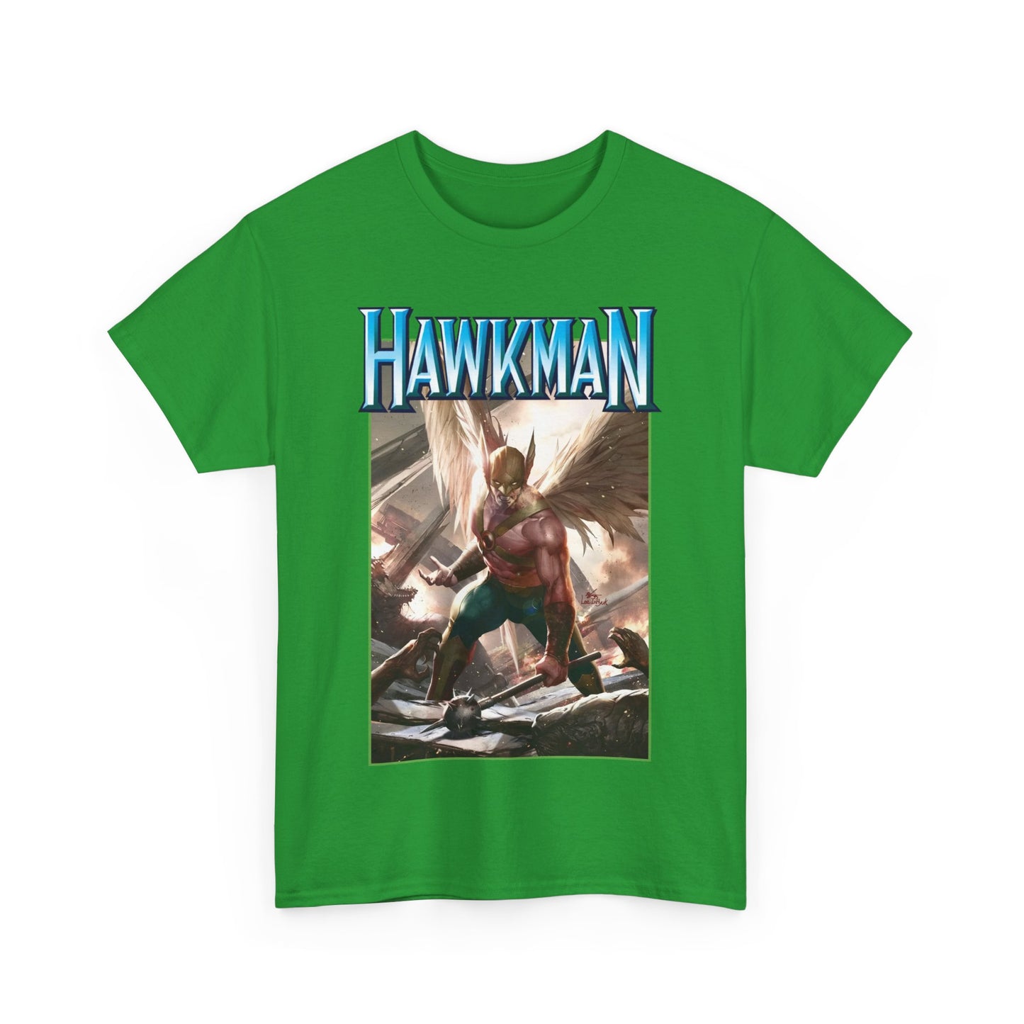 Hawkman T-Shirt - Lee Inhyuk Art - Carter Hall - JLA Member - Nth Metal - Thanagar - DC Comics