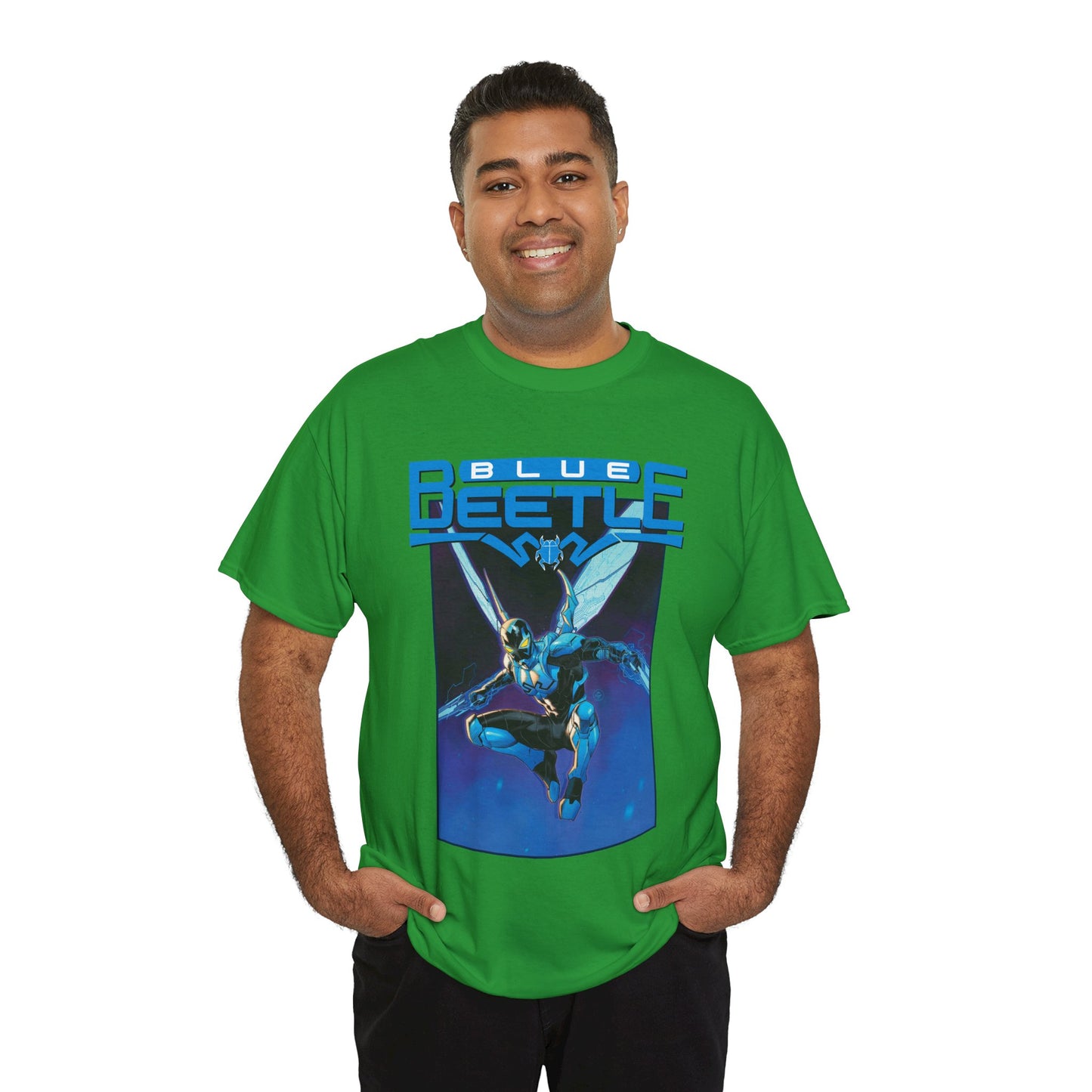 Blue Beetle T-Shirt - Dan Mora Art - DC Comics Character - Jaime Reyes