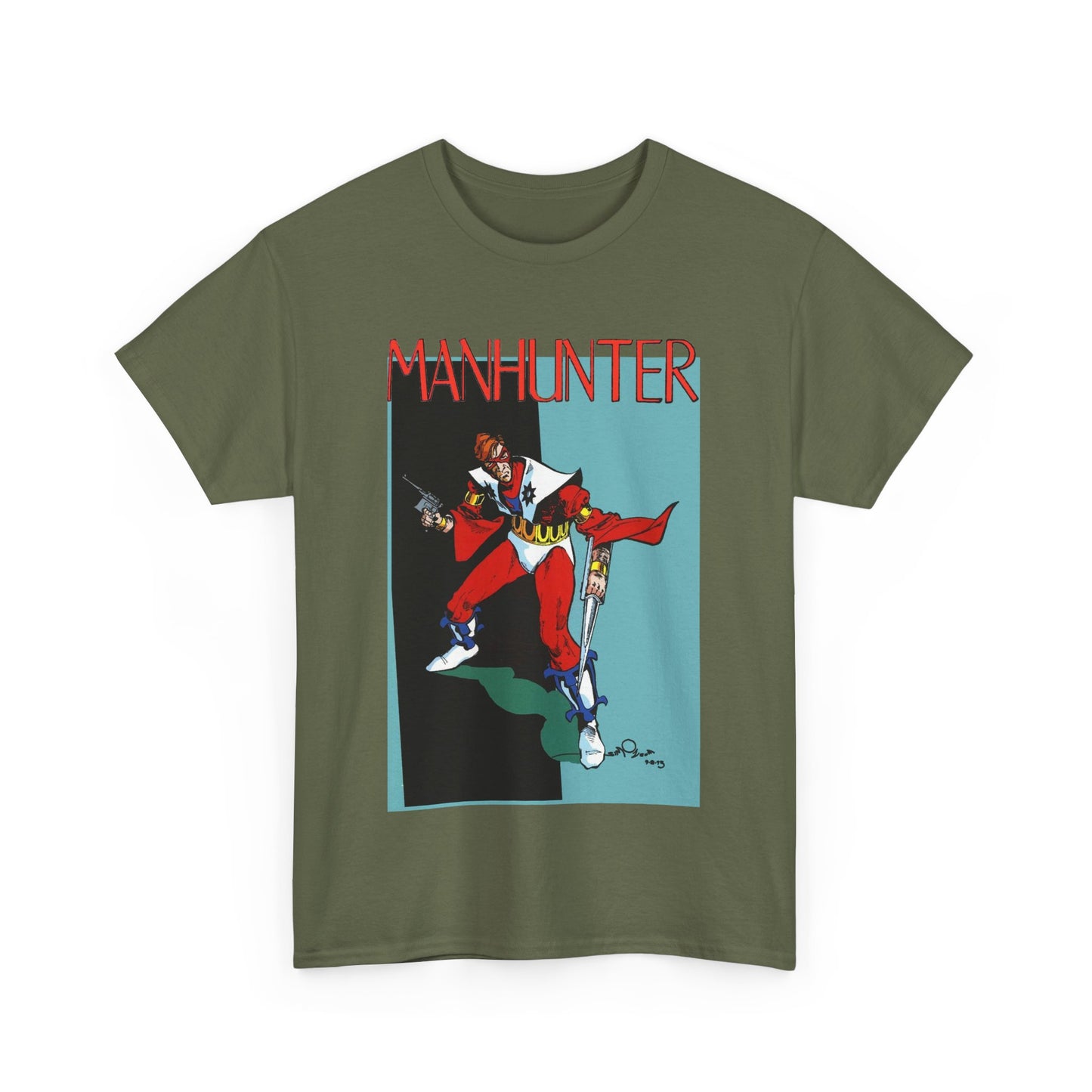 Manhunter T-Shirt - Walt Simonson Art - Detective Comics - Paul Kirk - DC Comics - Batman Connection