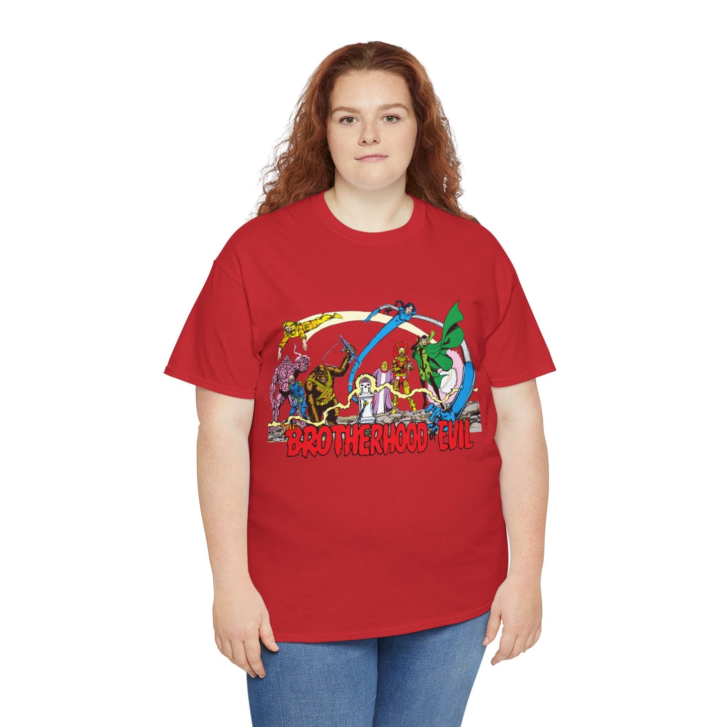 Brotherhood of Evil T-Shirt - George Perez Art - New Teen Titans, Doom Patrol - DC Comics - Madame Rouge, Phobia