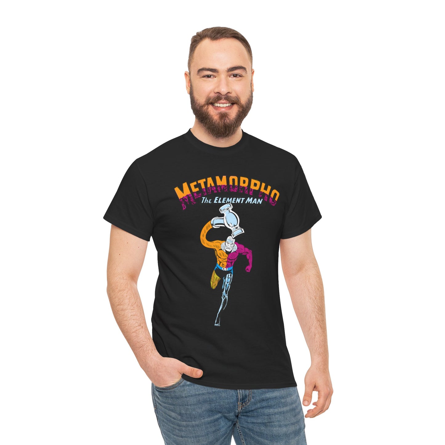 Metamorpho T-Shirt - Jim Aparo Art - DC Comics - Outsiders Team Member - New Superman Movie