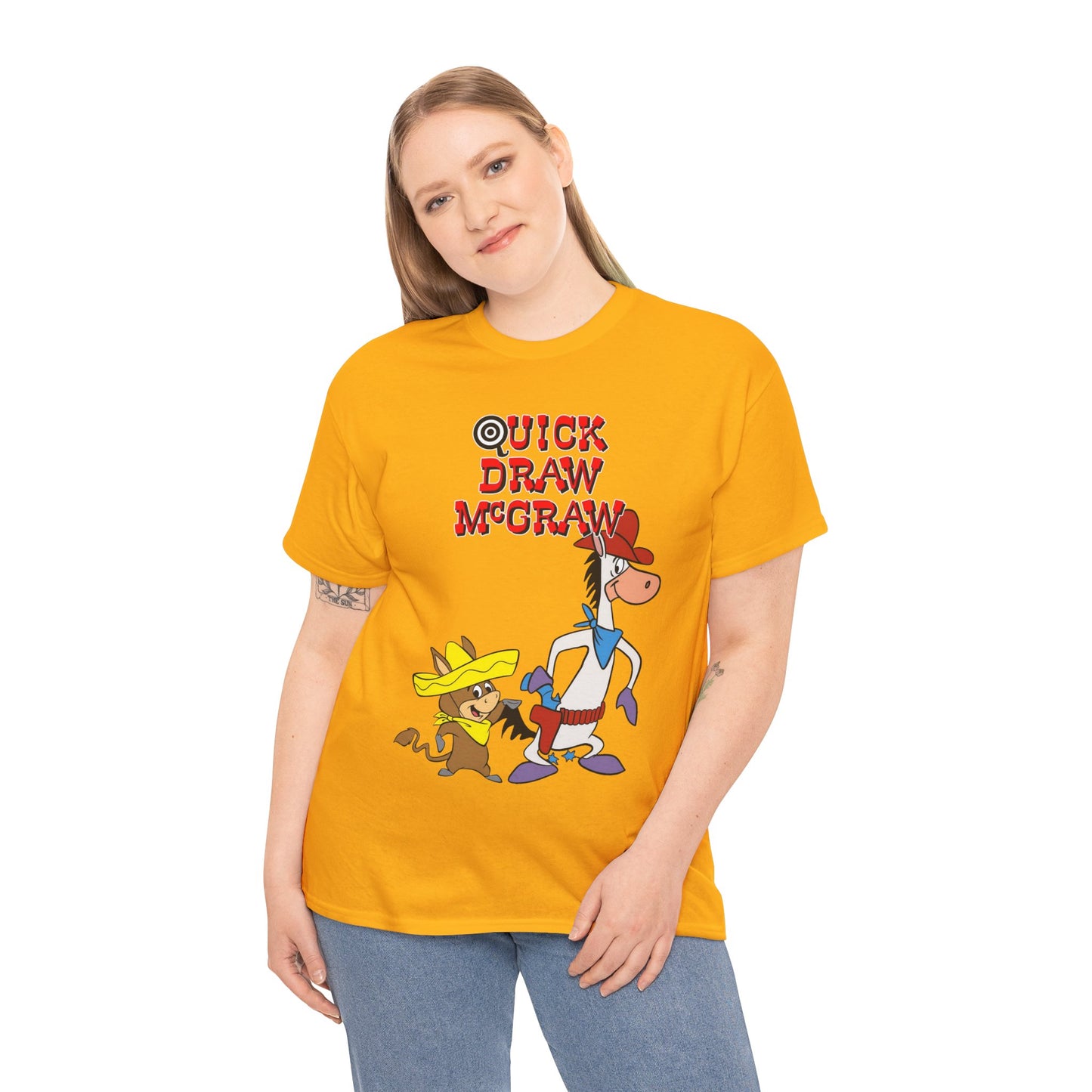 Quick Draw McGraw T-Shirt - Baba Looey - Hanna-Barbera Cartoon - Popular 1960s TV Animation