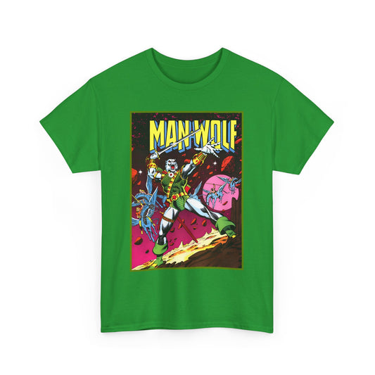 Man-Wolf T-Shirt - George Perez Art - Colonel John Jameson - Marvel Premiere #45 Cover Art - Marvel Comics