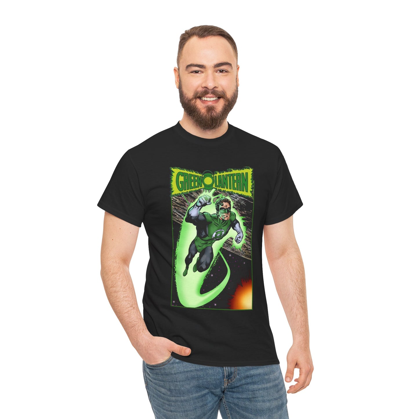 Green Lantern T-Shirt - John Byrne Art - Hal Jordan - Guardians of Oa - DC Comics - Sector 2814