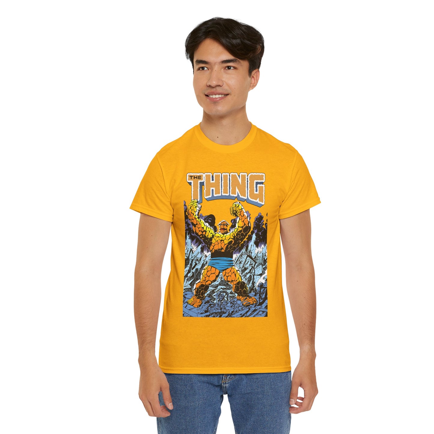The Thing T-Shirt - John Byrne Art - Fantastic Four - Marvel Comics - Ben Grimm