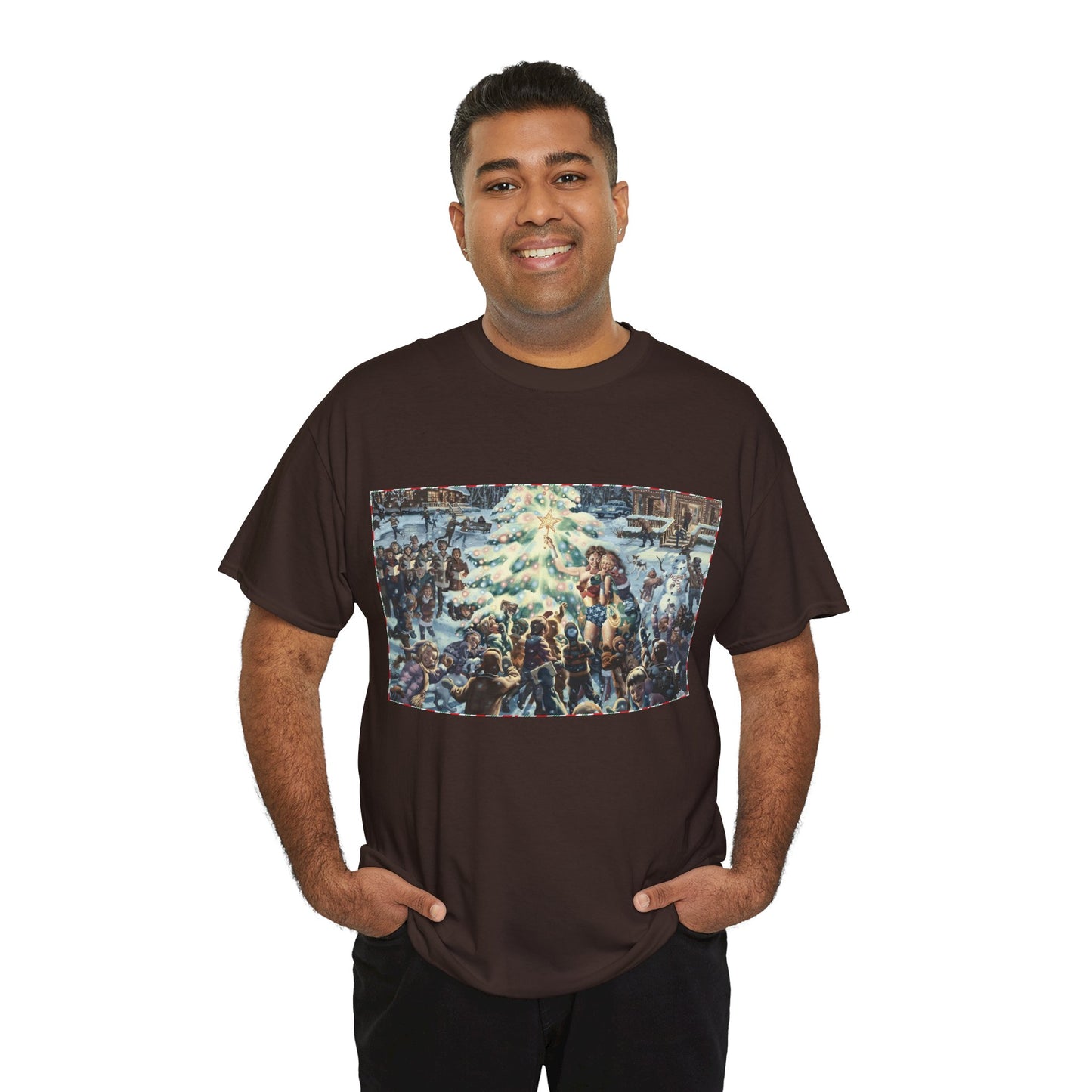 Wonder Woman Christmas T-Shirt - Steve Rude Art - DC Comics