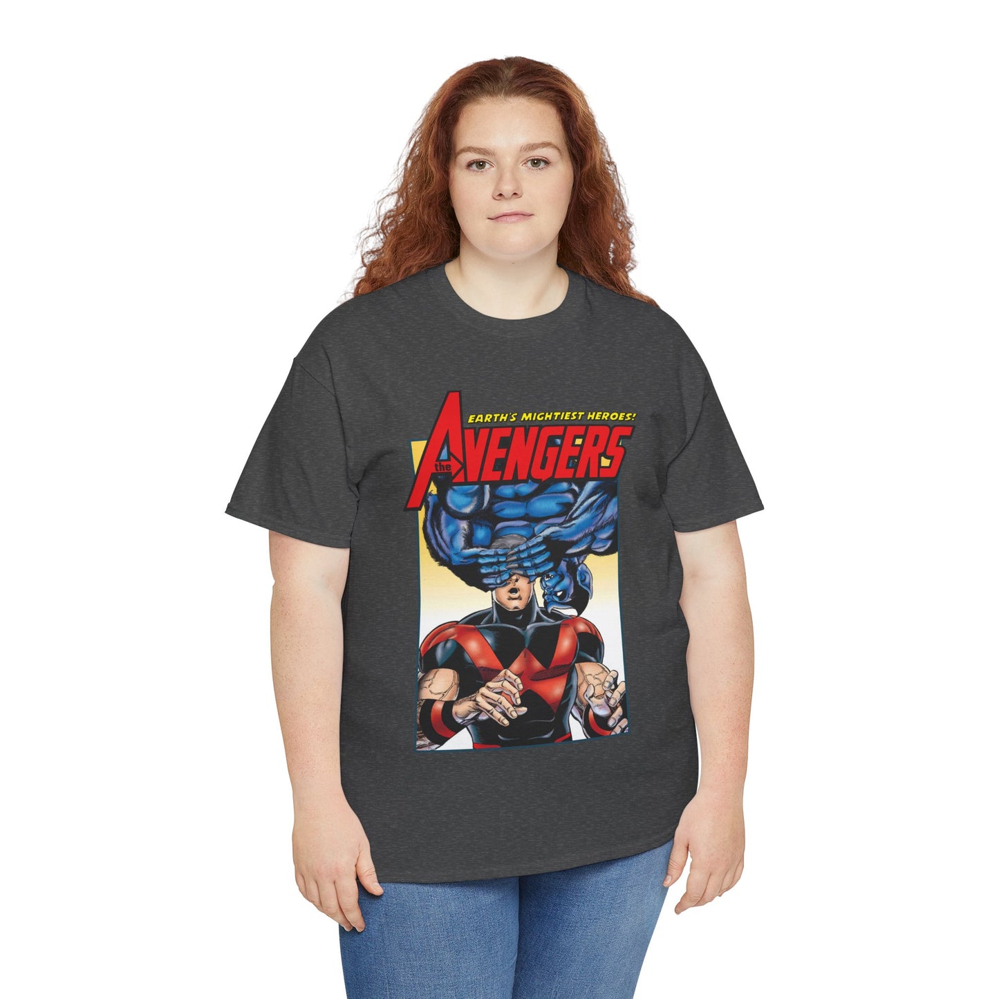 Avengers T-Shirt - George Perez Art - Wonder Man & Beast (Simon Williams & Hank McCoy) - Marvel Comics