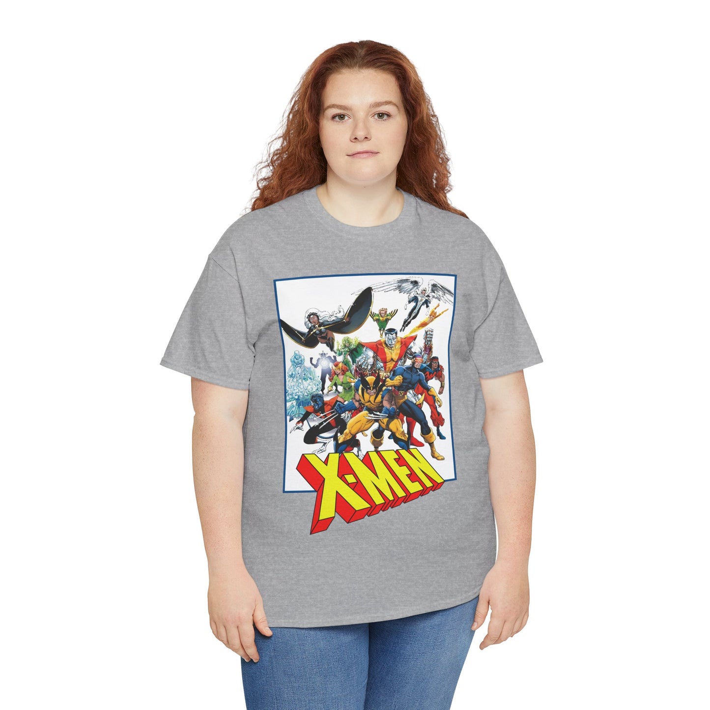 X-Men T-Shirt - Classic Arthur Adams Art - Marvel Comics - Wolverine, Colossus, Storm, Cyclops, Nightcrawler, Iceman