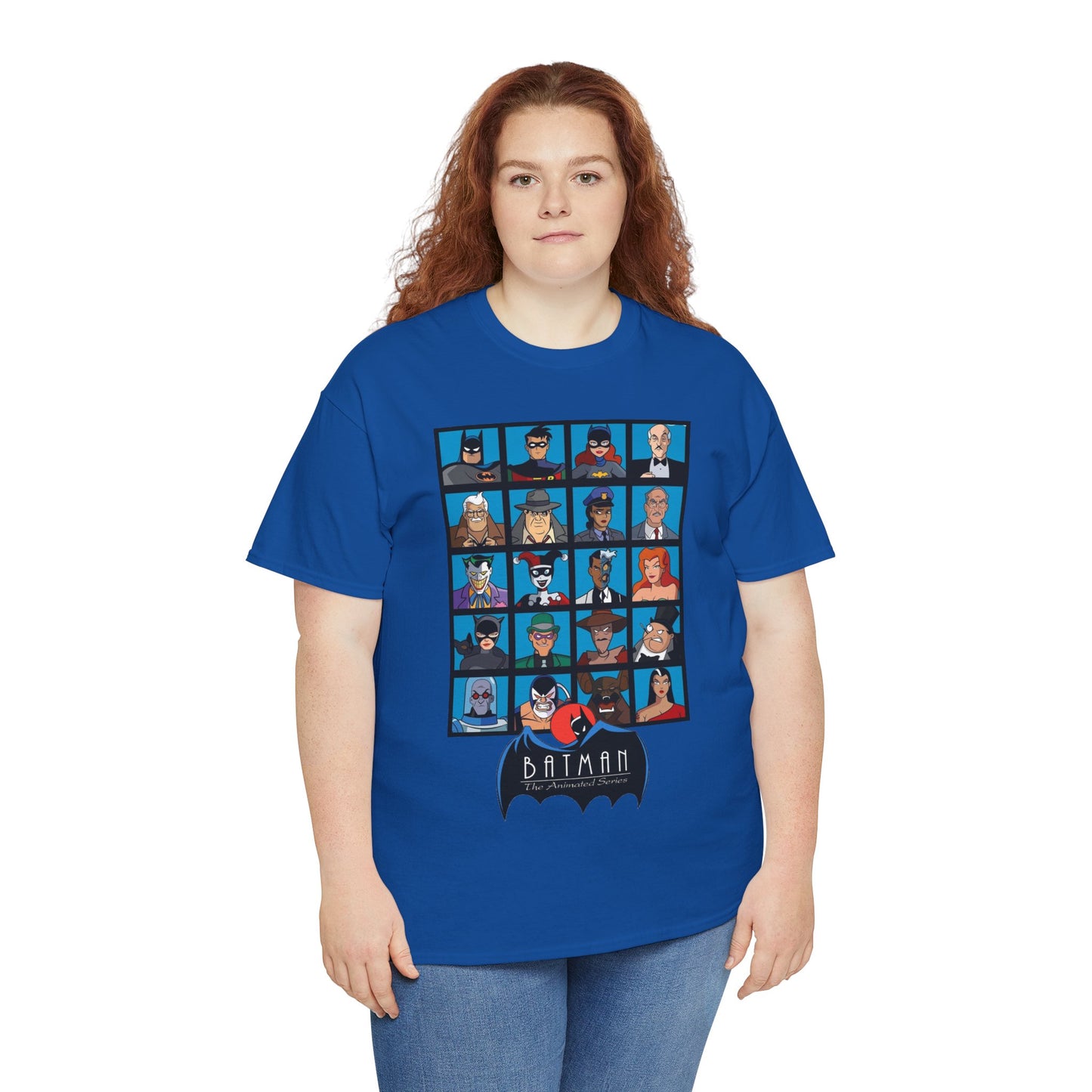 Batman T-Shirt - Animated Series - Harley Quinn, Batgirl, Joker, Bane, Robin, Two-Face, Catwoman, Riddler - Classic TV Cartoon Series