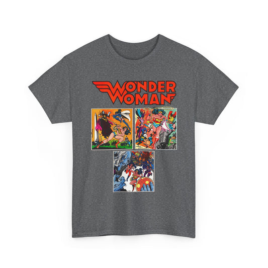 Wonder Woman T-Shirt - Ross Andru & Dick Giordano Art - Judgment in Infinity Story - Zatanna, Supergirl, Huntress, Power Girl, Raven, Wonder Girl, Starfire - DC Comics