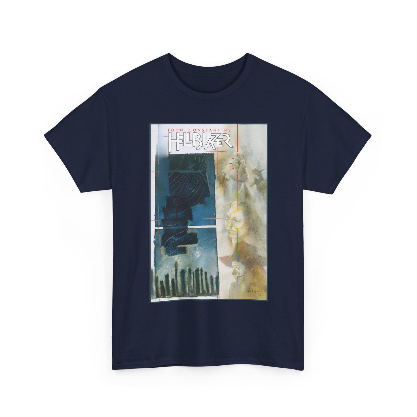 Hellblazer T-Shirt - Dave McKean Art - Vertigo Comics - John Constantine - #14 Cover Art