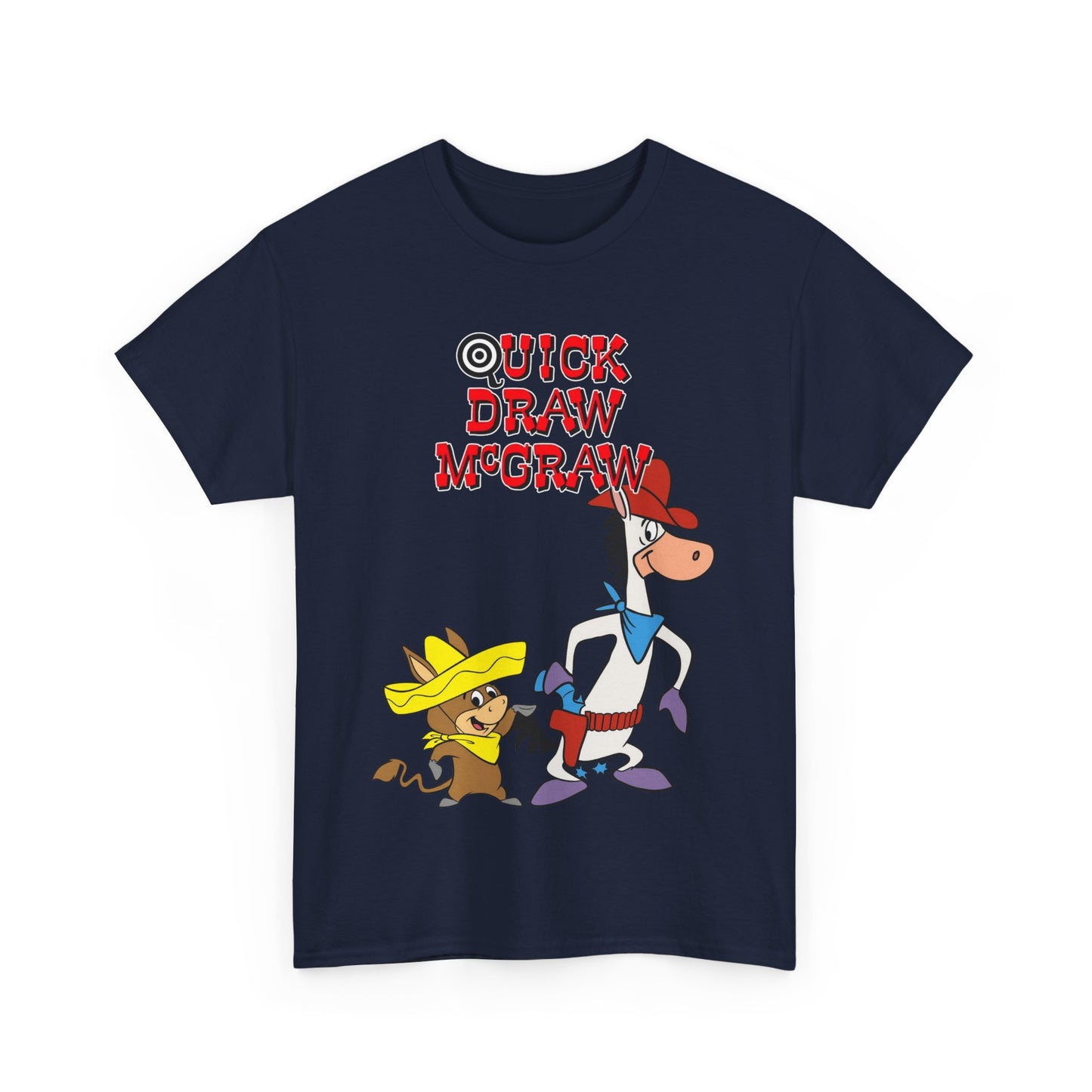 Quick Draw McGraw T-Shirt - Baba Looey - Hanna-Barbera Cartoon - Popular 1960s TV Animation