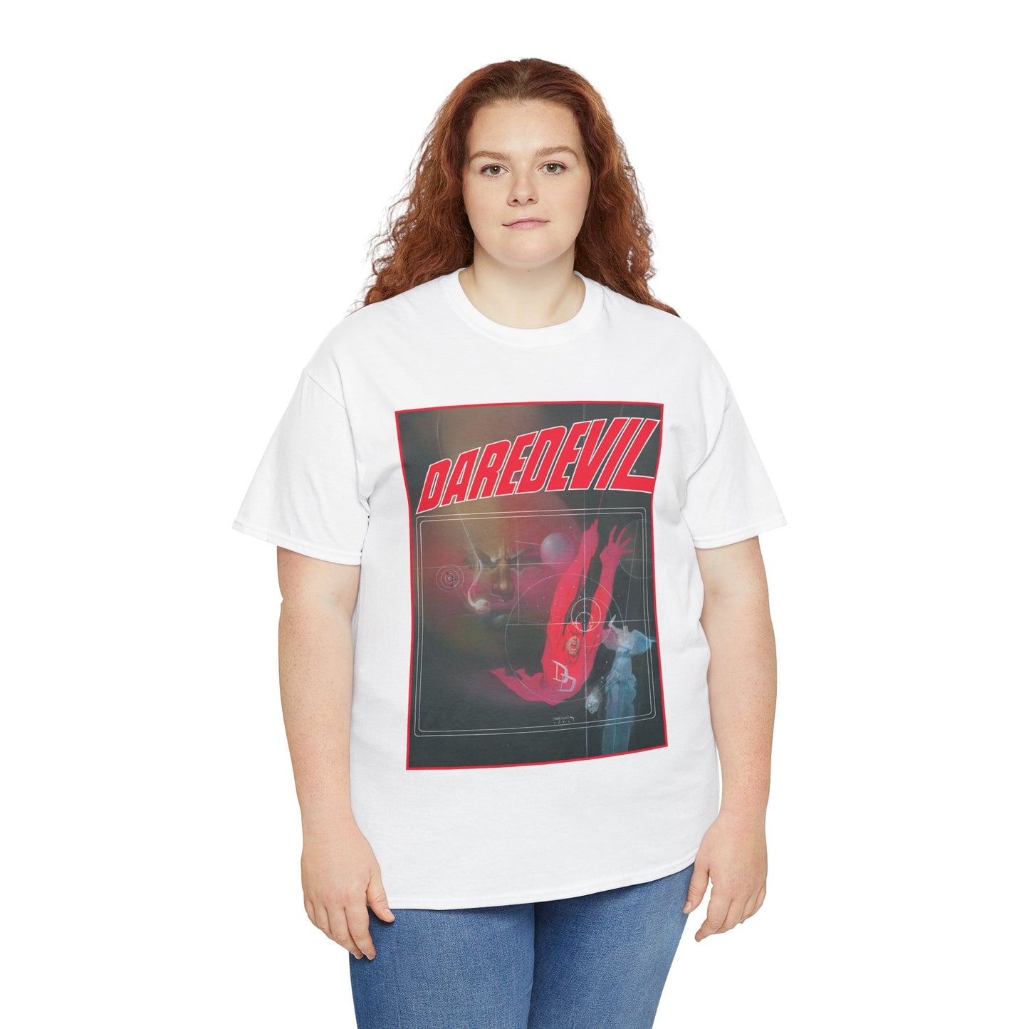 Daredevil T-Shirt - Bill Sienkiewicz Art - Marvel Graphic Novel Love & War - Vs Kingpin - Frank Miller Story