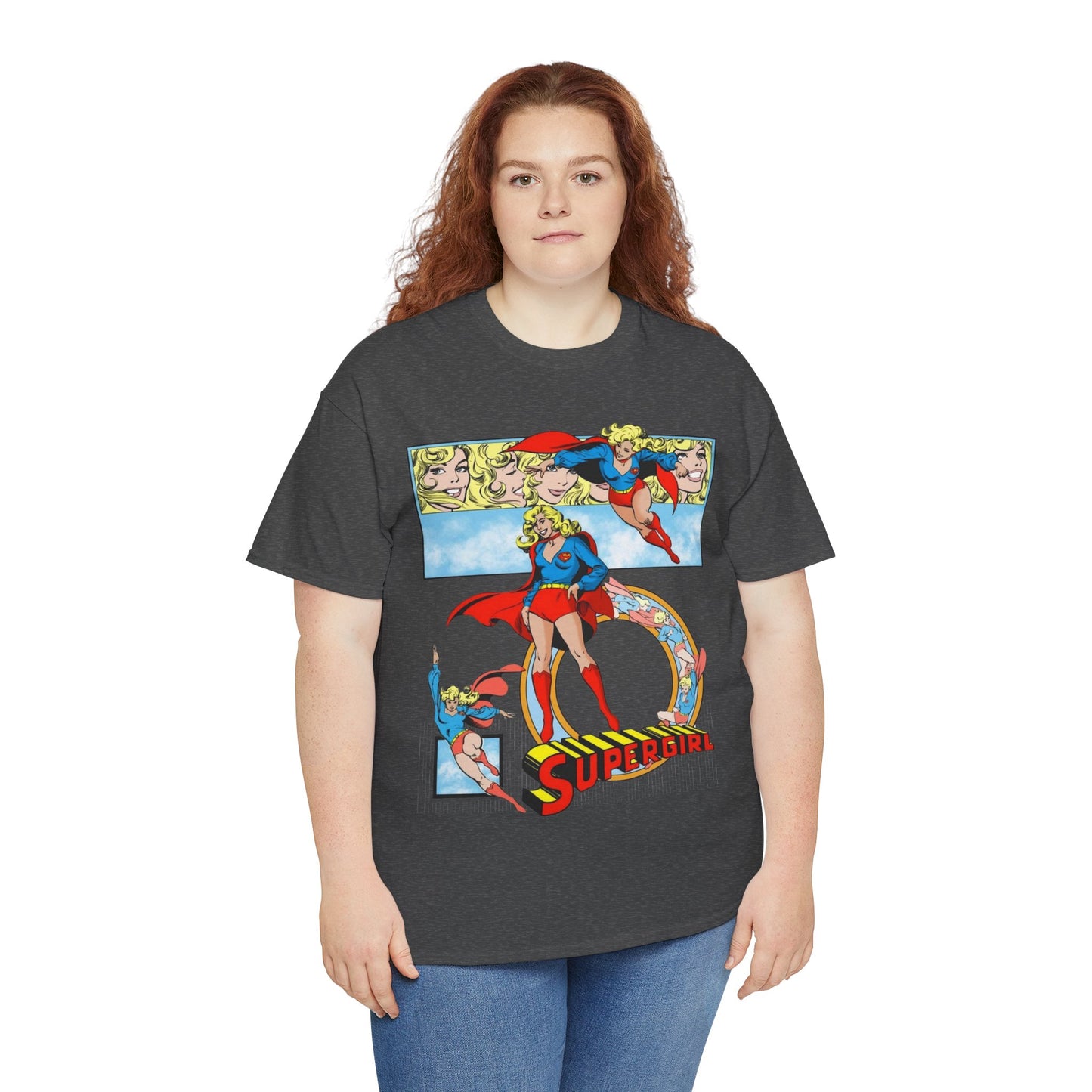 Supergirl T-Shirt - Krypton, Superman, Kara, Kandor - DC Comics - 1980s Art - Style Guide - Superman's Cousin