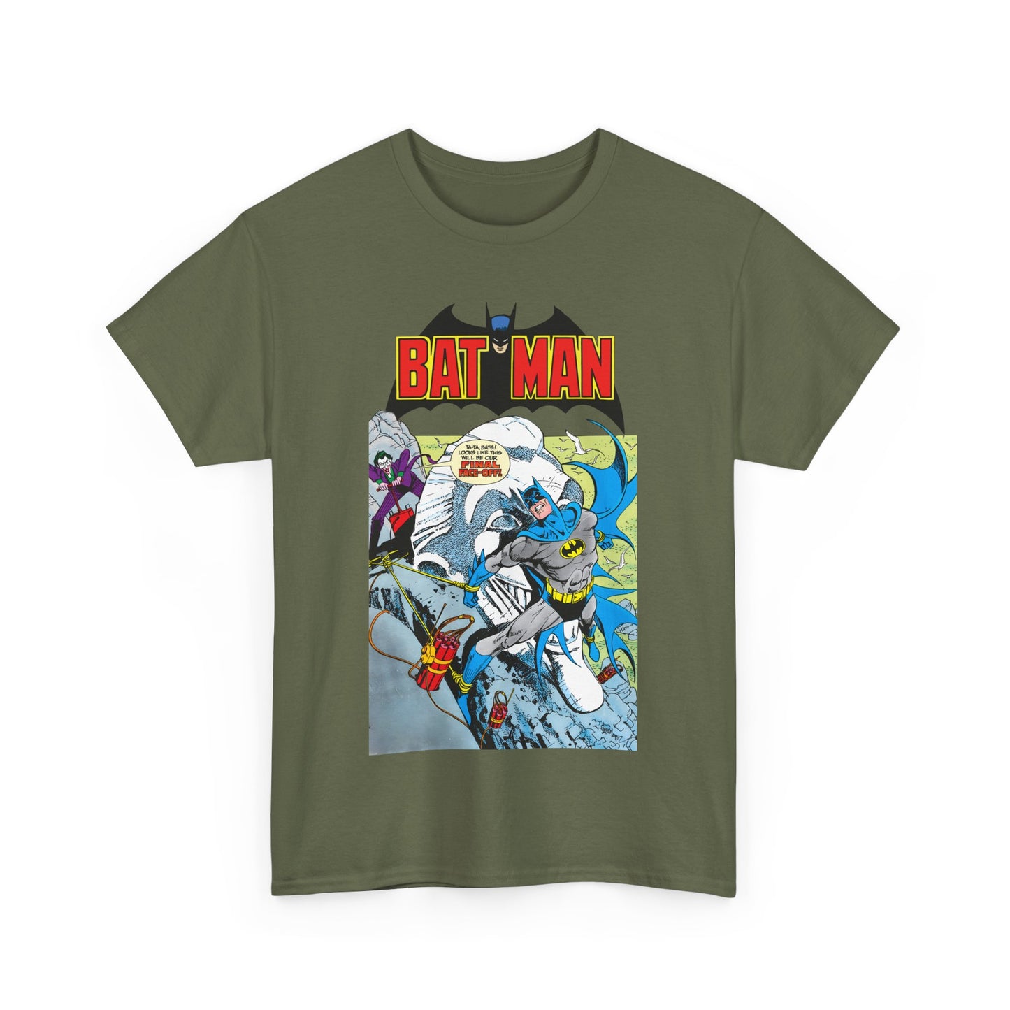Batman T-Shirt - José Luis García-López Art - Joker - #353 Cover Art - Batman Strapped to Mount Rushmore - Amazing Bronze Age Art