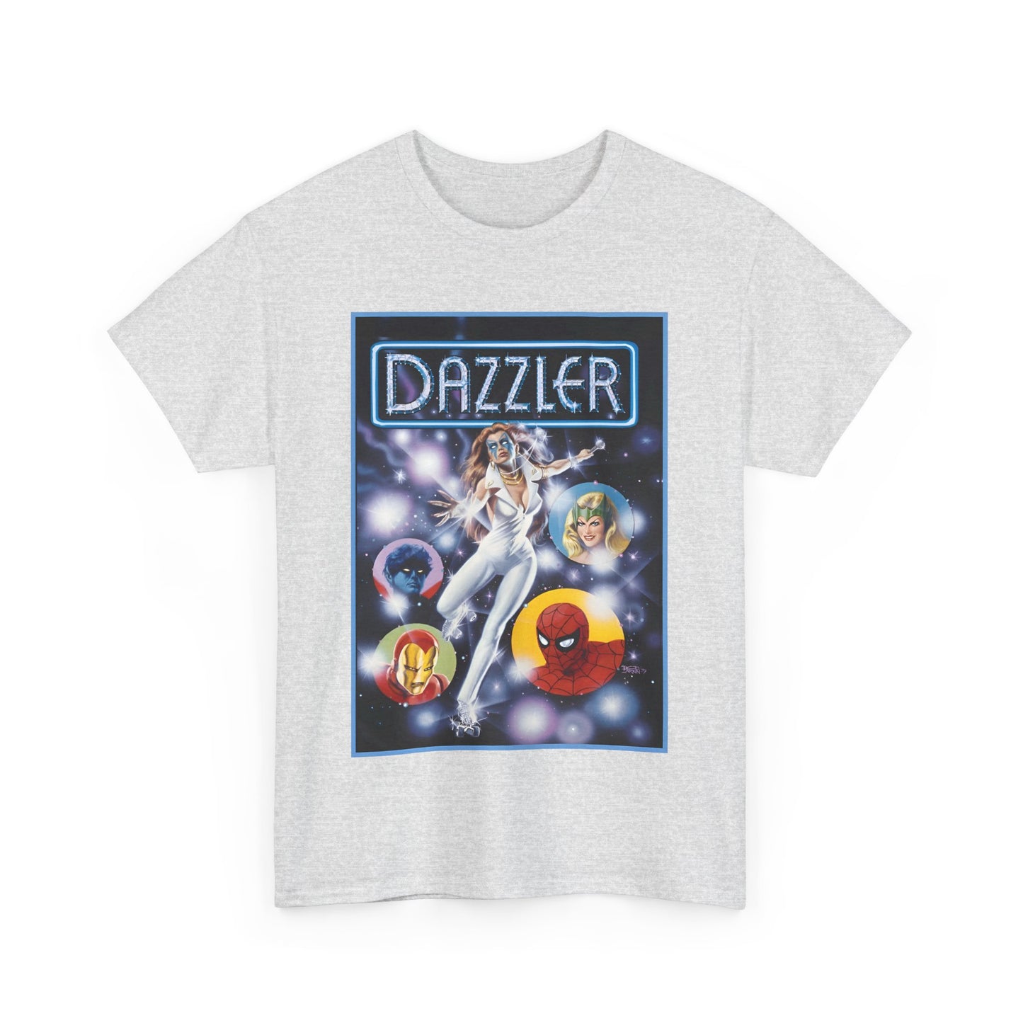 Dazzler T-Shirt - Bob Larkin Art - X-Men Connection - Alison Blaire - Mutant Pop Star - Marvel Comics