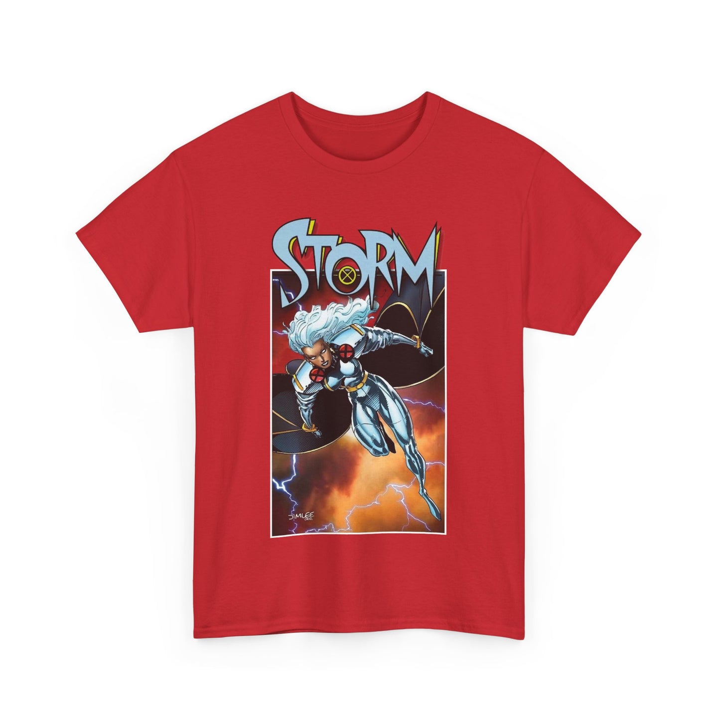 Storm T-Shirt - Jim Lee Art - Ororo - Uncanny X-Men Member & Leader - Heroic Mutant - Marvel Comics