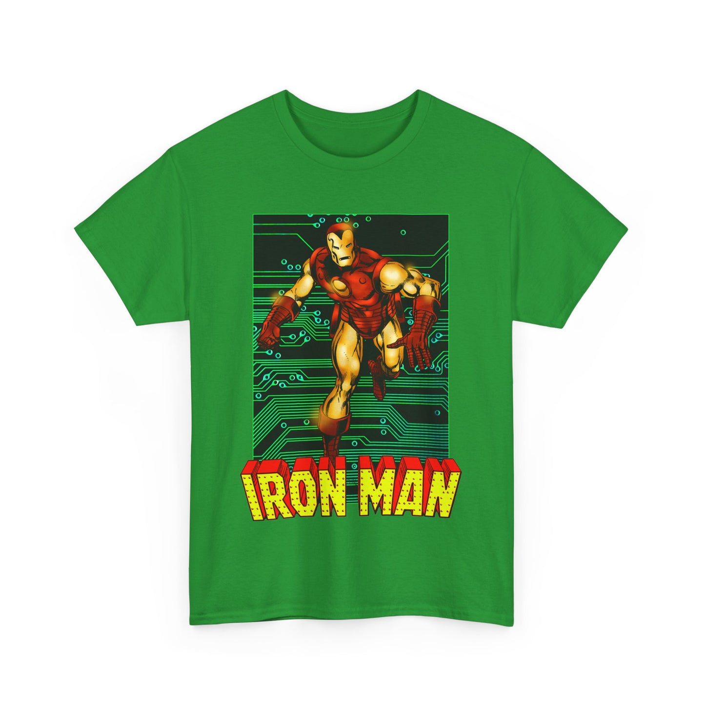 Iron Man T-Shirt - John Byrne Art - Tony Stark, Stark Industries - Avengers Member & Leader - Marvel Comics Armored Hero