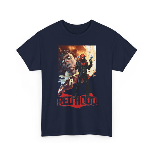 Red Hood T-Shirt - Jim Lee Art - Jason Todd, Batman Sidekick - Gotham Hero - DC Comics