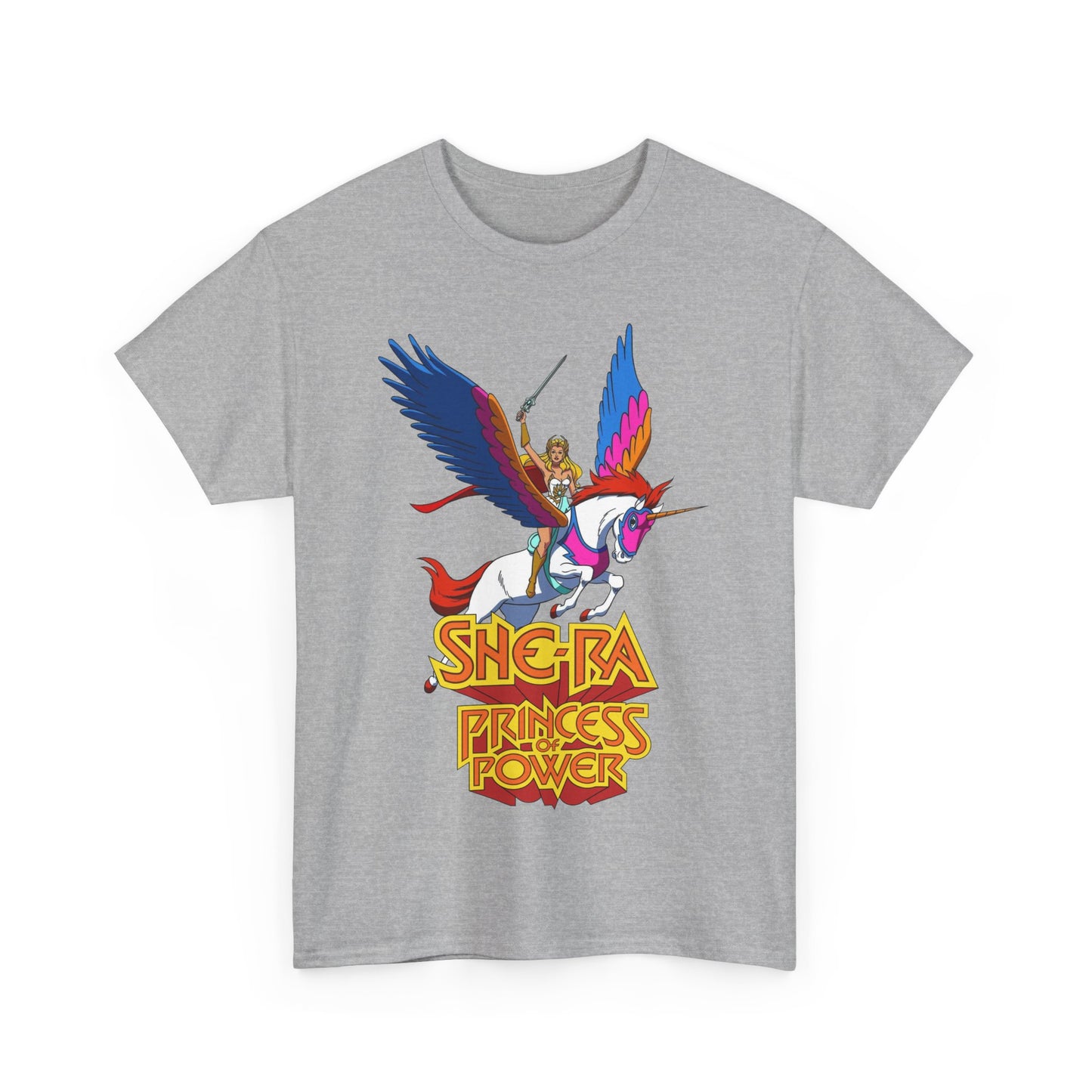She-Ra & Swiftwind T-Shirt - Adora, Princess of Power, POP - Beloved Filmation Cartoon from the 1980s - He-Man Connection - Etheria - Fighting Hordak and the Evil Horde