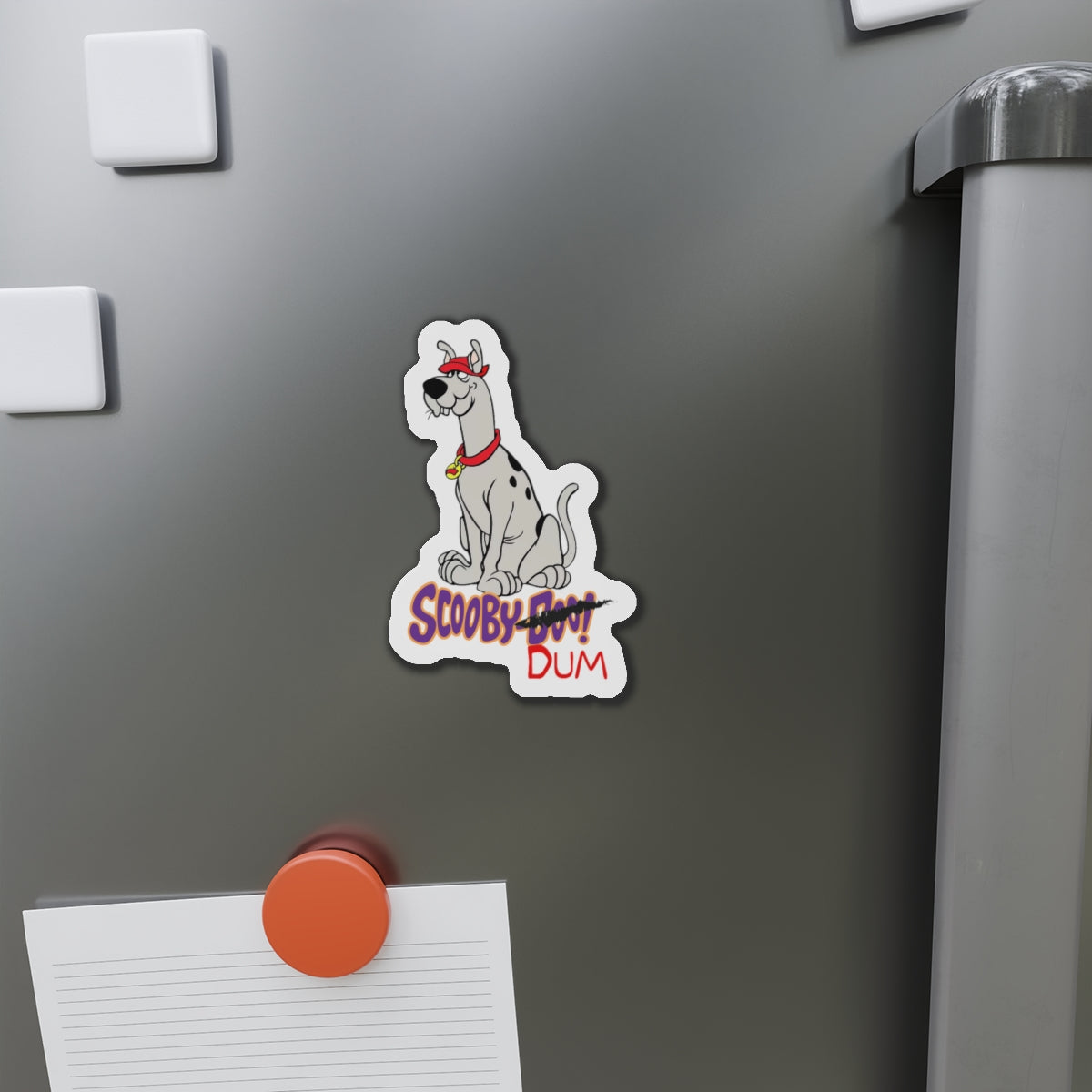 Scooby-Dum Die-Cut Magnet - Hanna-Barbera Cartoon Character - Scooby Doo's Cousin - 3", 4", 5", 6"